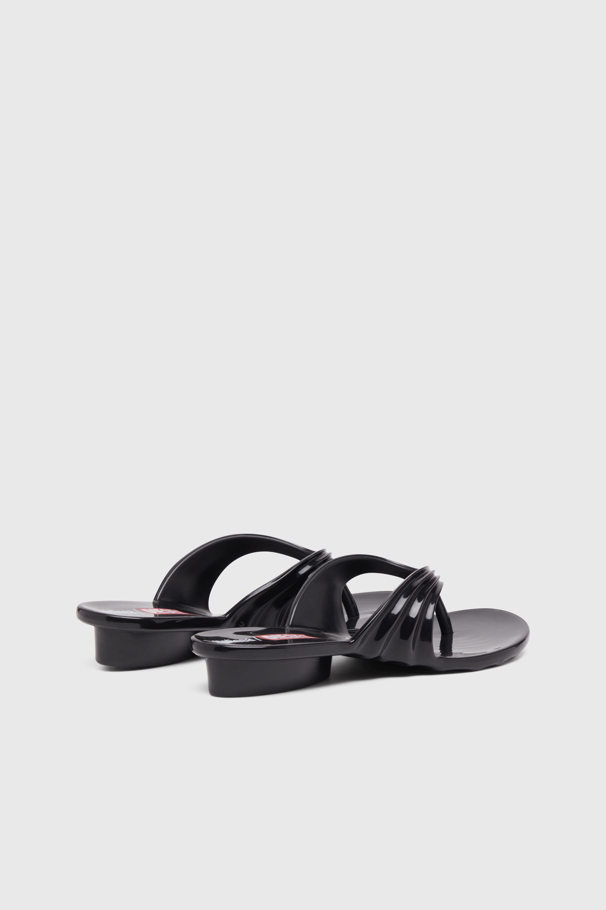 【WS SP】Damsel in Distress メルル Women's Sculptural flip-flops in Melflex® | Black | Diesel {{Country}}
