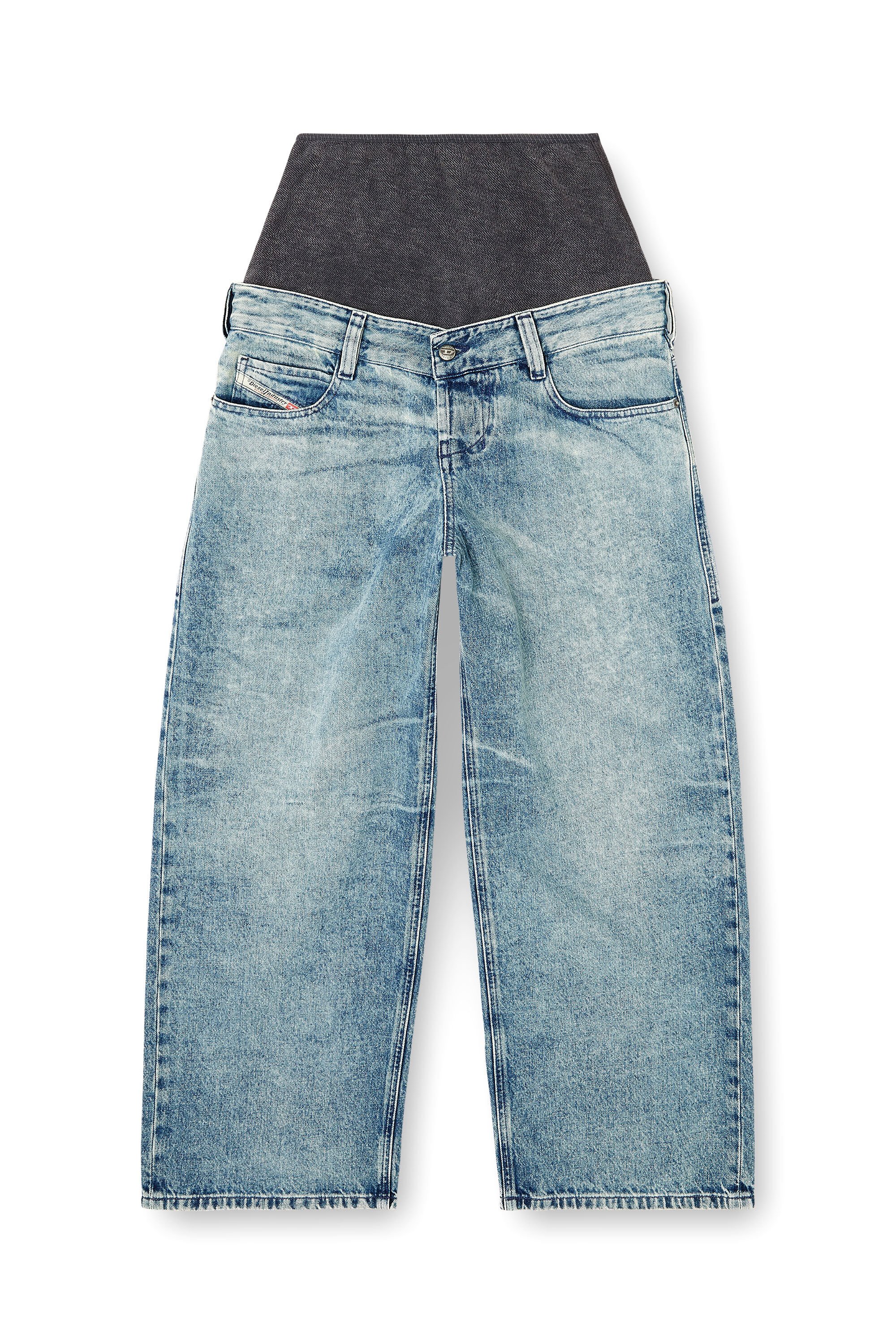 Diesel - Woman's Relaxed Jeans D-Eni 09N97, Medium blue - 2