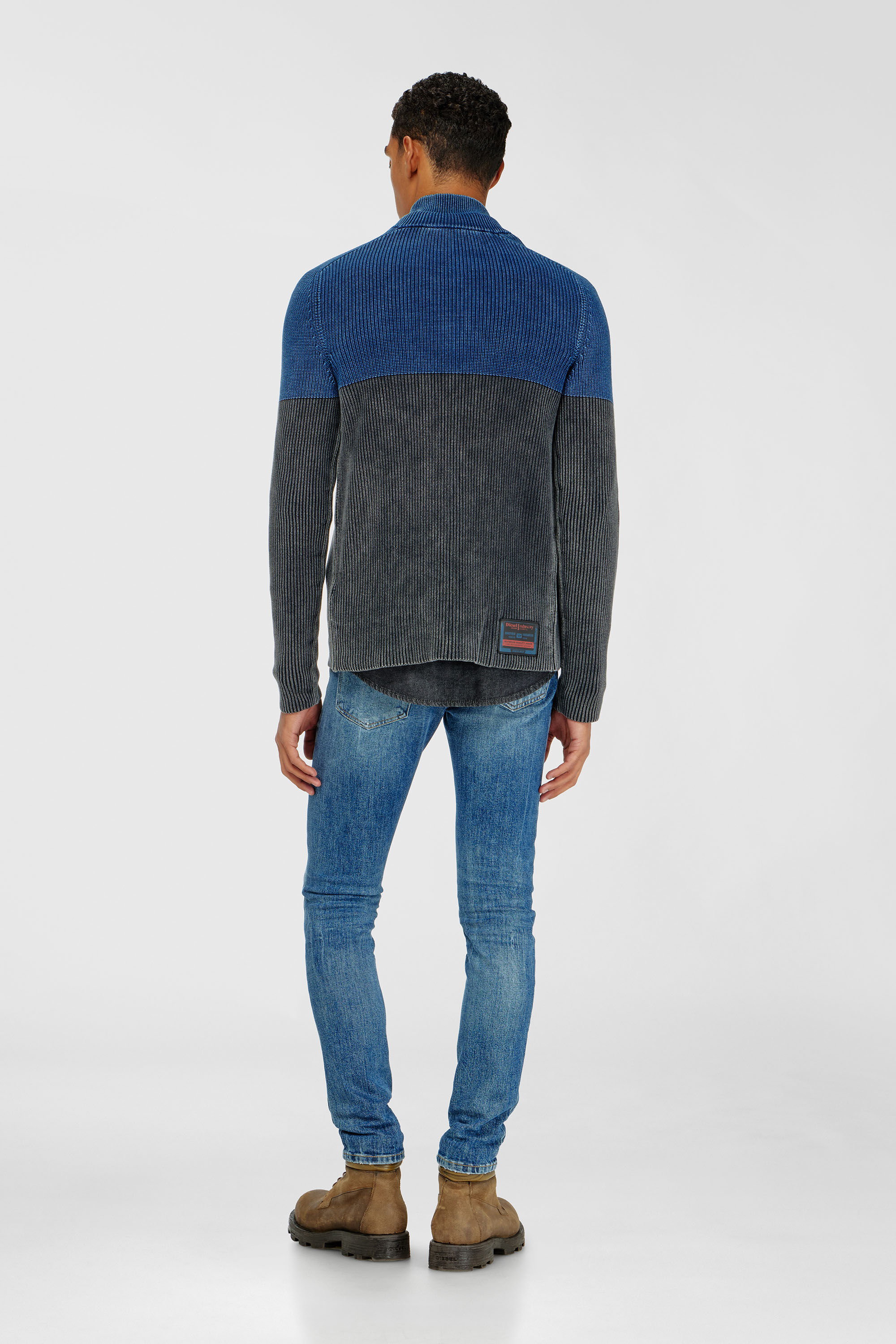Diesel - Man's Slim Jeans 2019 D-Strukt 0KICR, Medium blue - 3