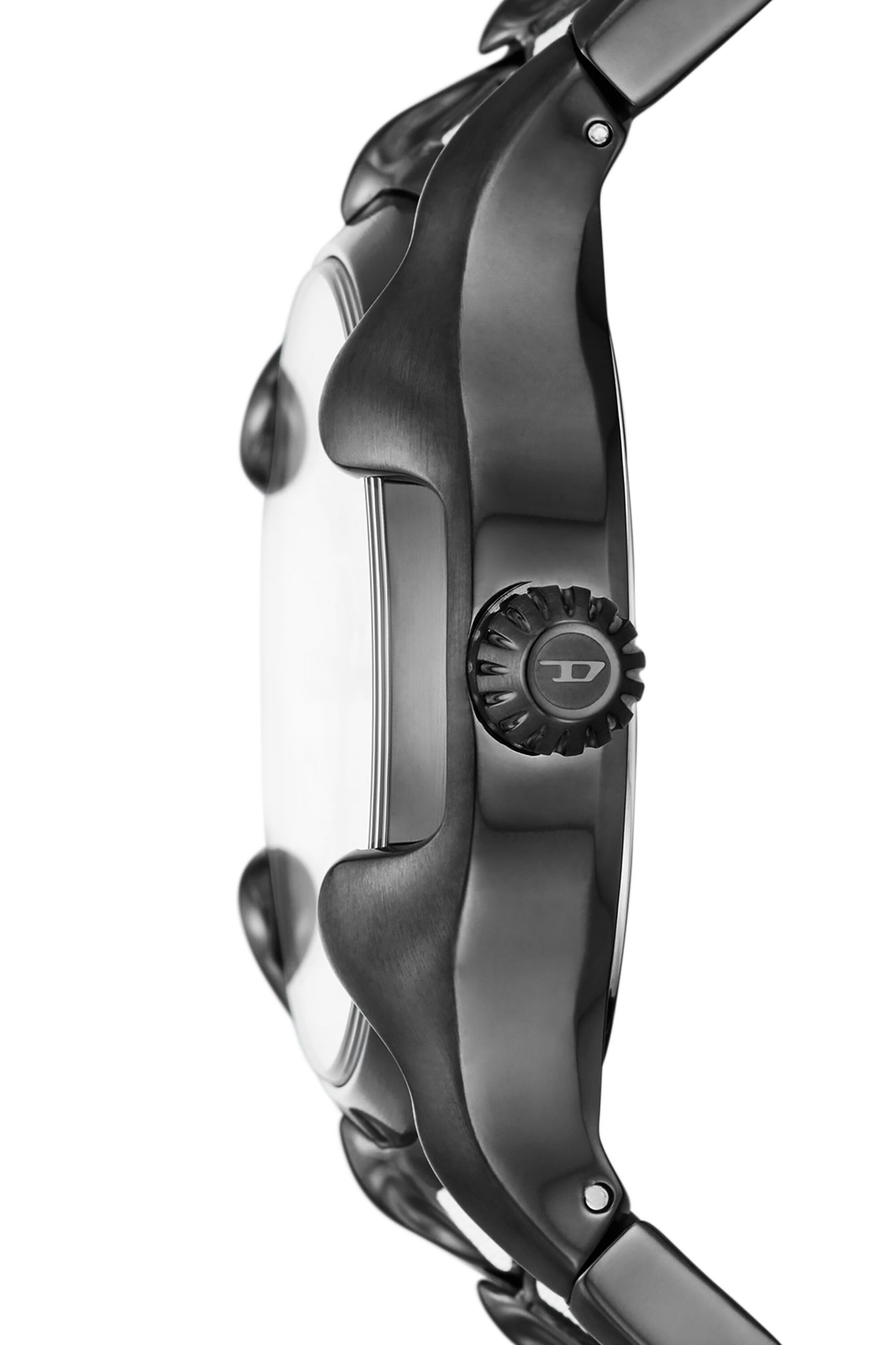 Men's Vert Three-Hand Date Stainless Steel Watch | Silver