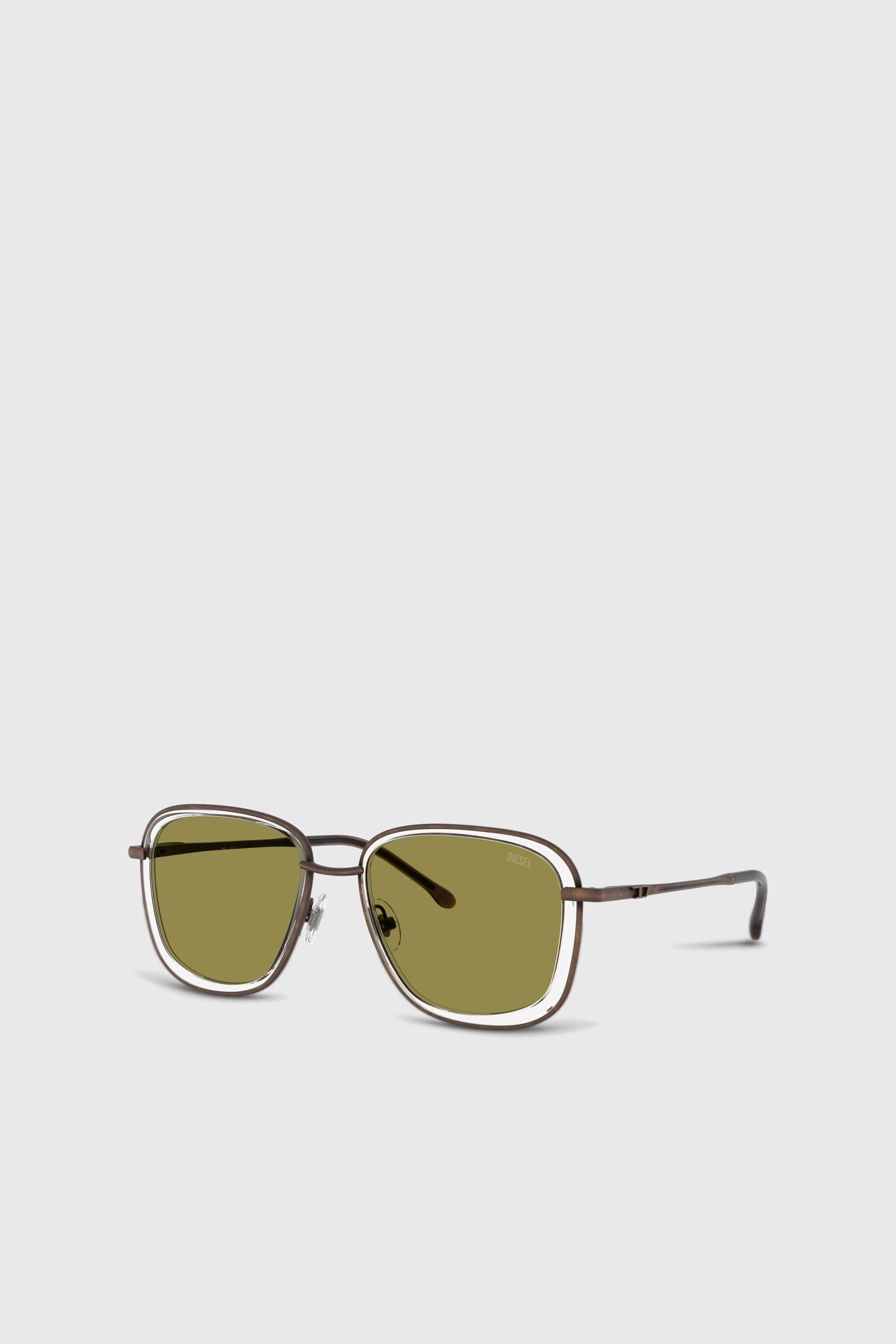 Diesel - 0DL1017, Unisex's Square sunglasses in Green - 4