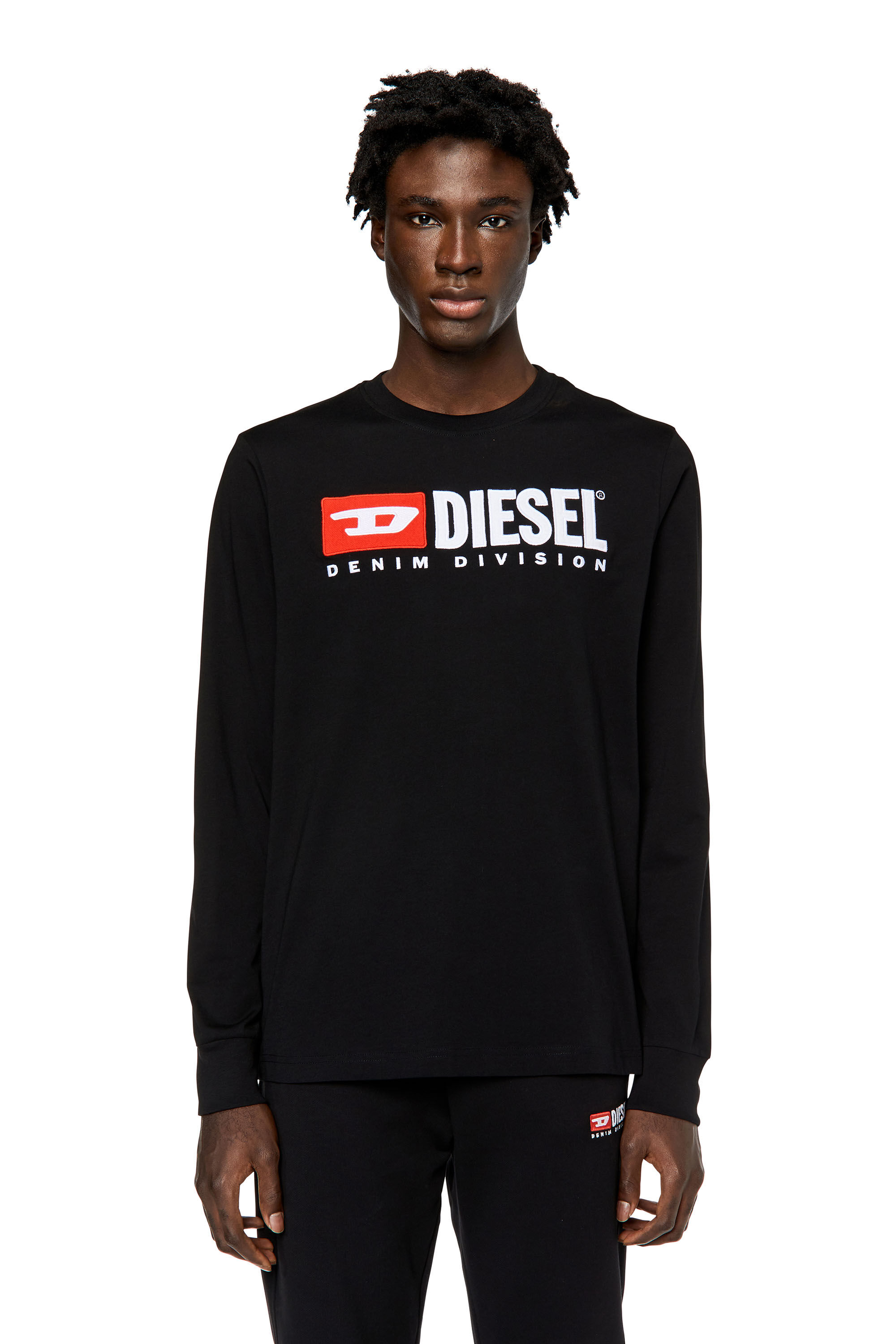 Diesel - T-JUST-LS-DIV, Black - Image 3