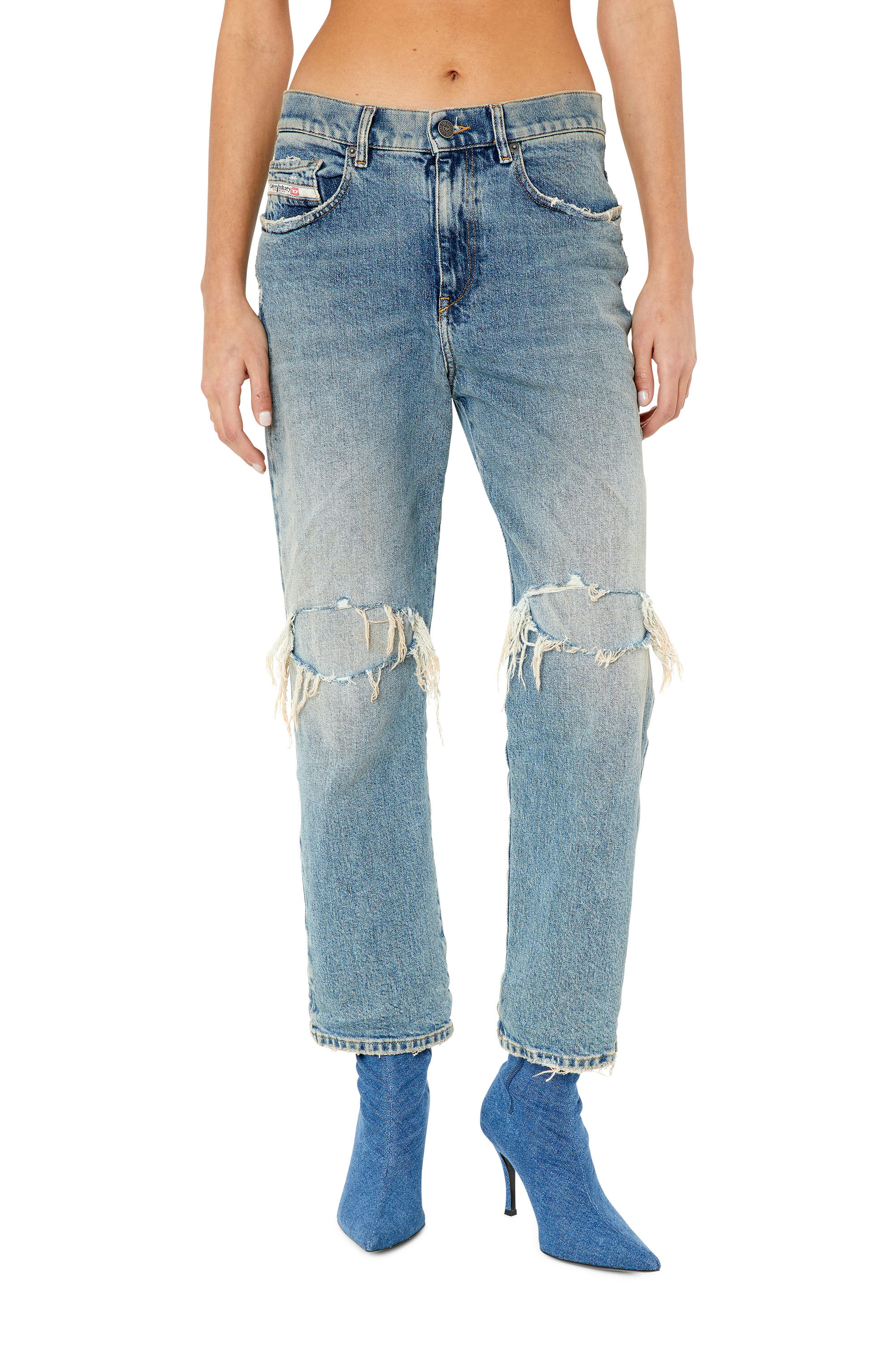 Diesel - Boyfriend Jeans 2016 D-Air 007M8, Medium blue - Image 3