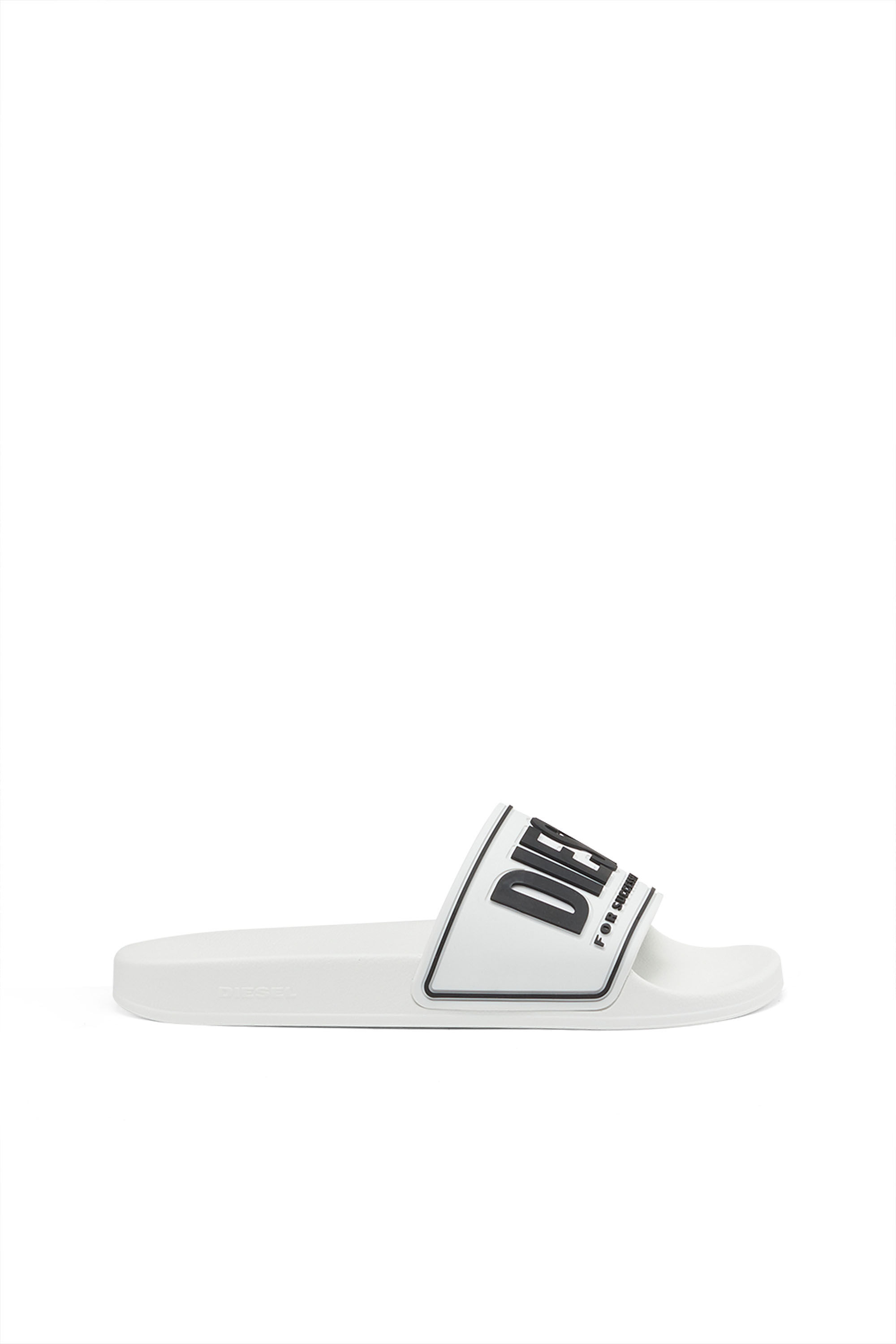 SA-MAYEMI CC W Woman: Rubber slides with embossed logo | Diesel