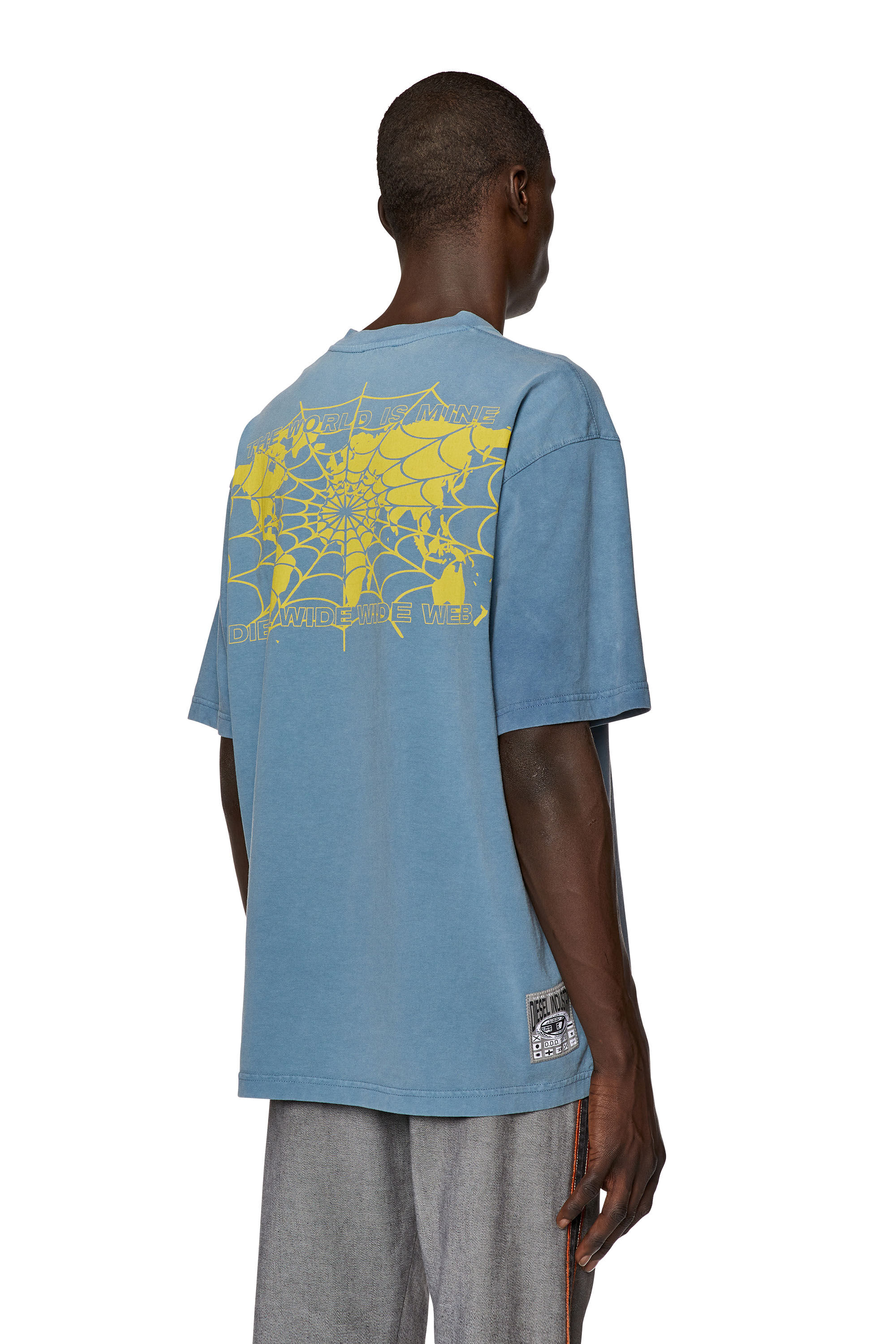 Diesel - T-WASH-L5, Blue - Image 4