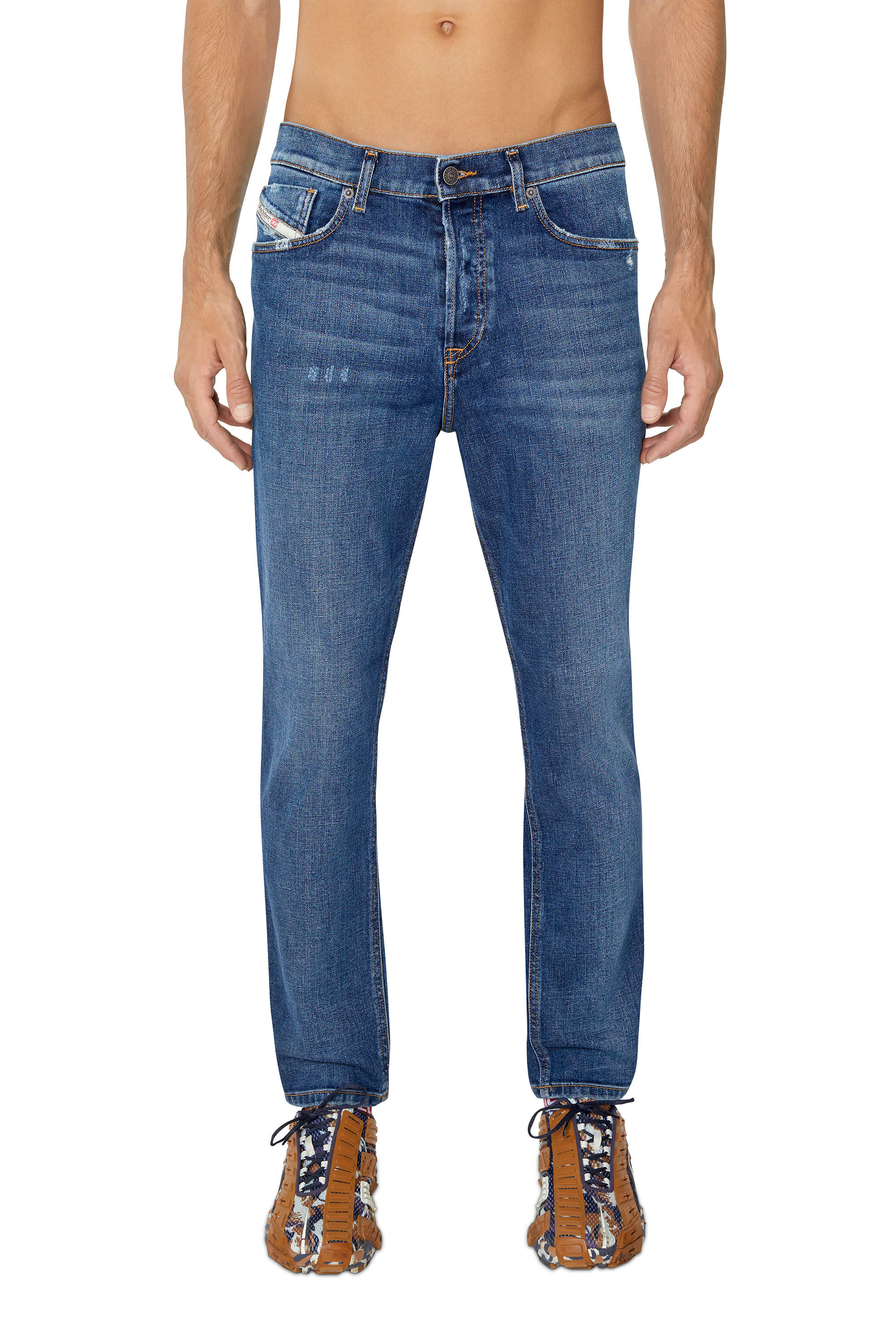 Diesel - 2005 D-Fining 09E45 Tapered Jeans, Medium blue - Image 3