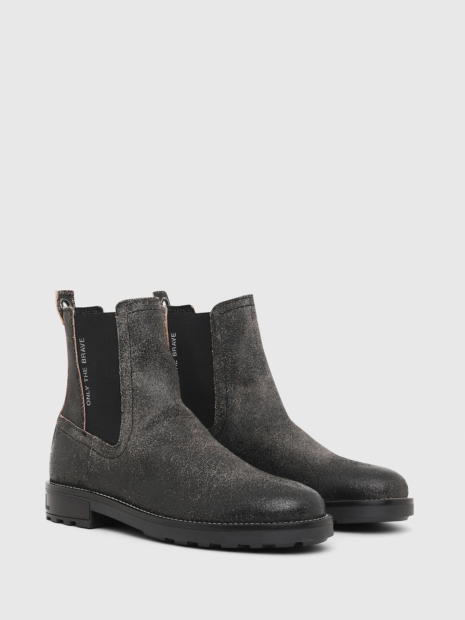 Men: Chelsea boots in aged leather | Diesel
