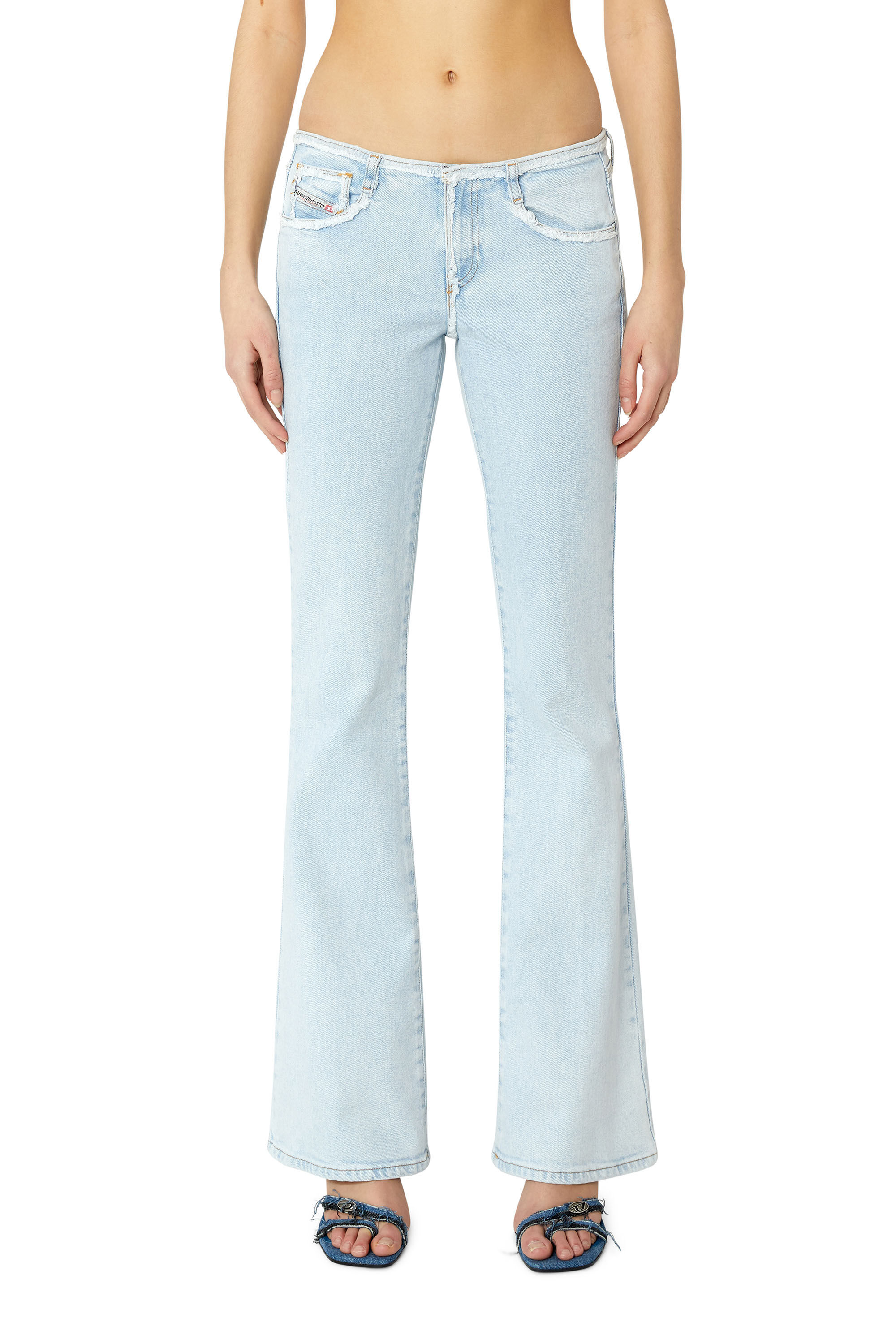 Diesel - Bootcut and Flare Jeans 1969 D-Ebbey 09F68, Light Blue - Image 3