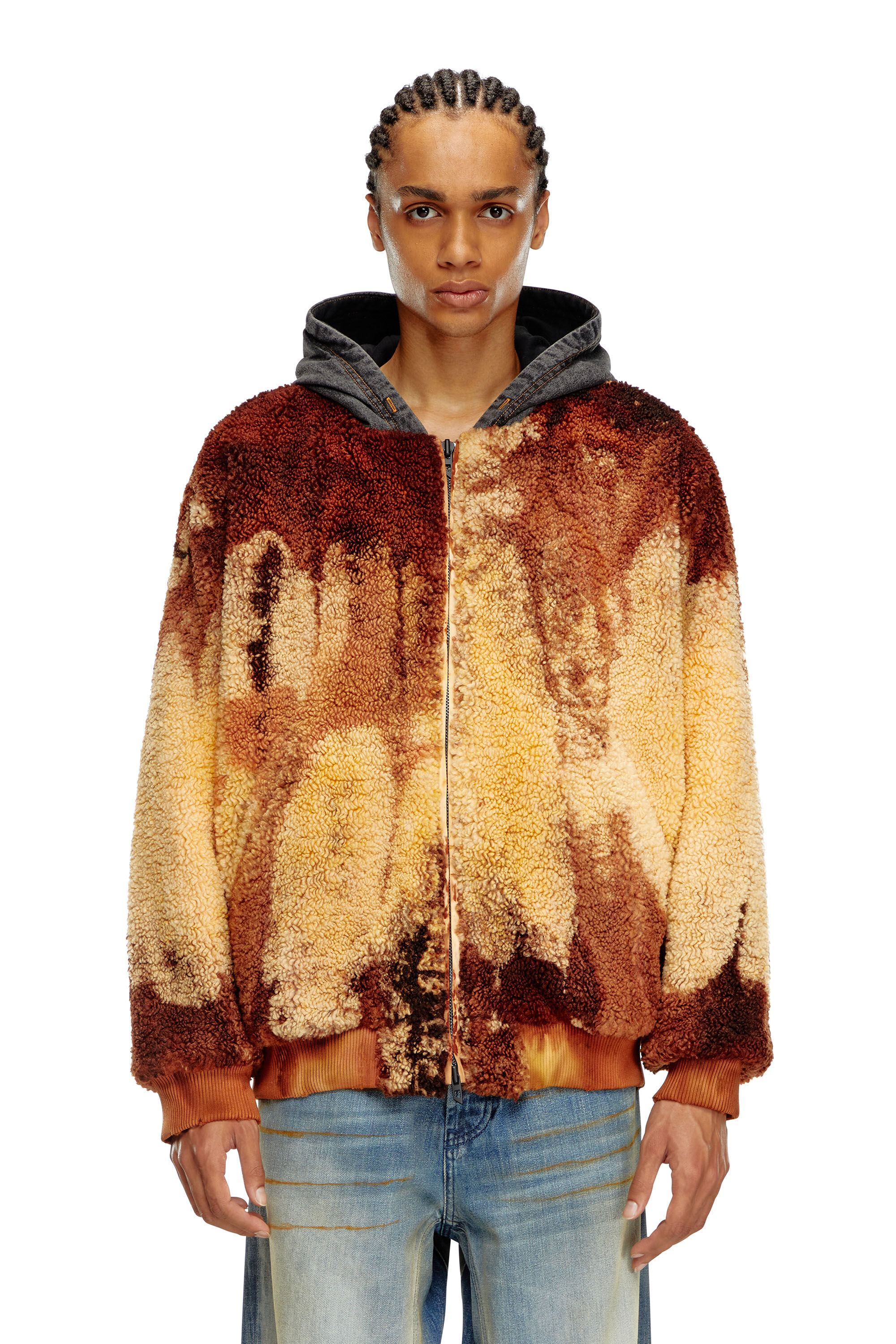 Diesel orange jacket hot sale