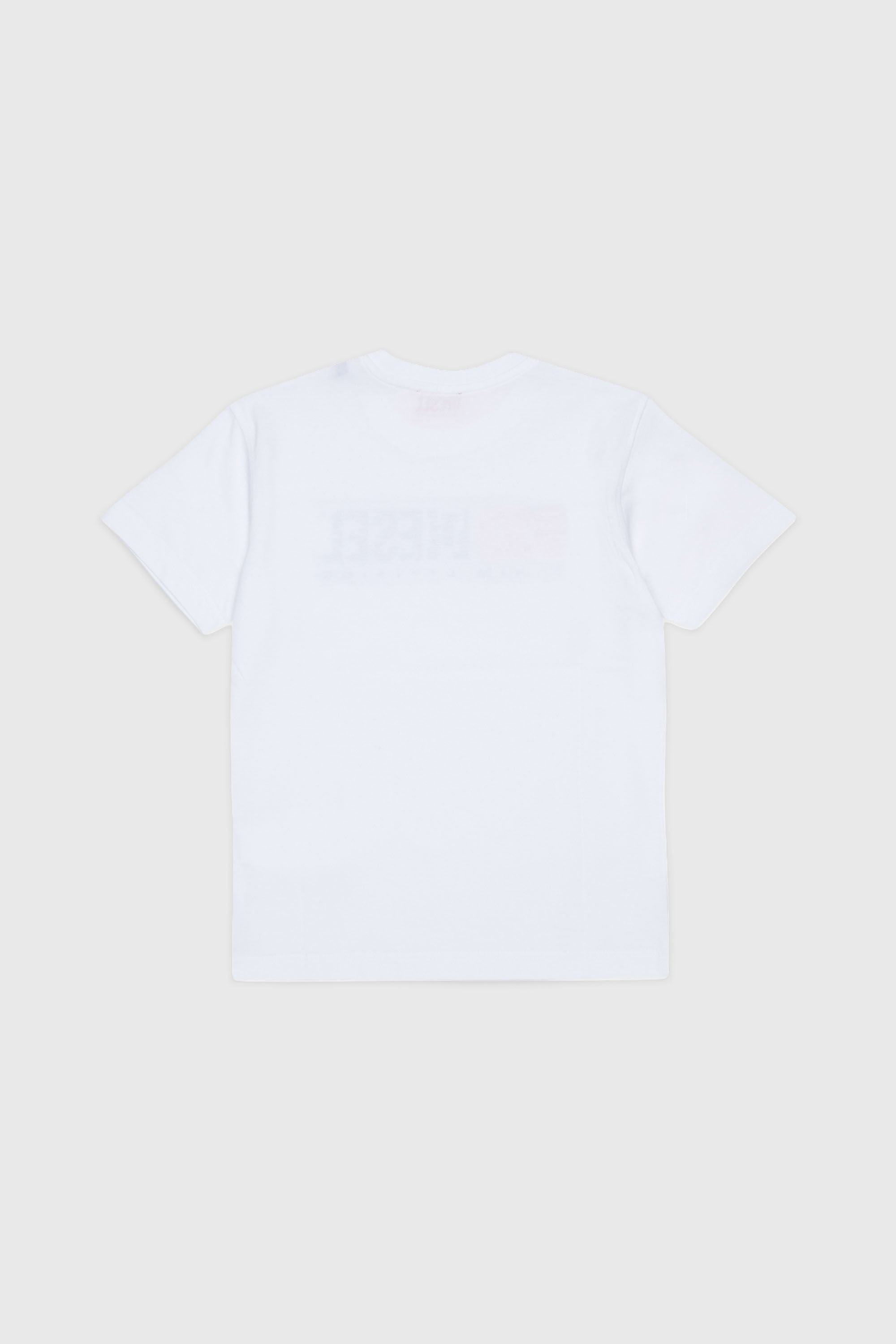 Diesel - TLOMIX, Man's T-shirt with distressed logo print in White - 2