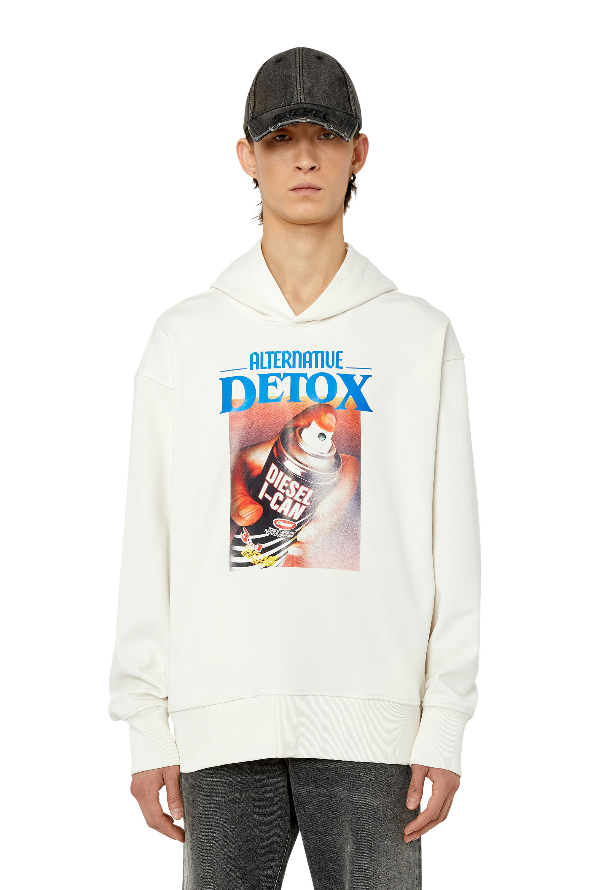 Diesel - S-MACSOUT-HOOD, White - Image 2