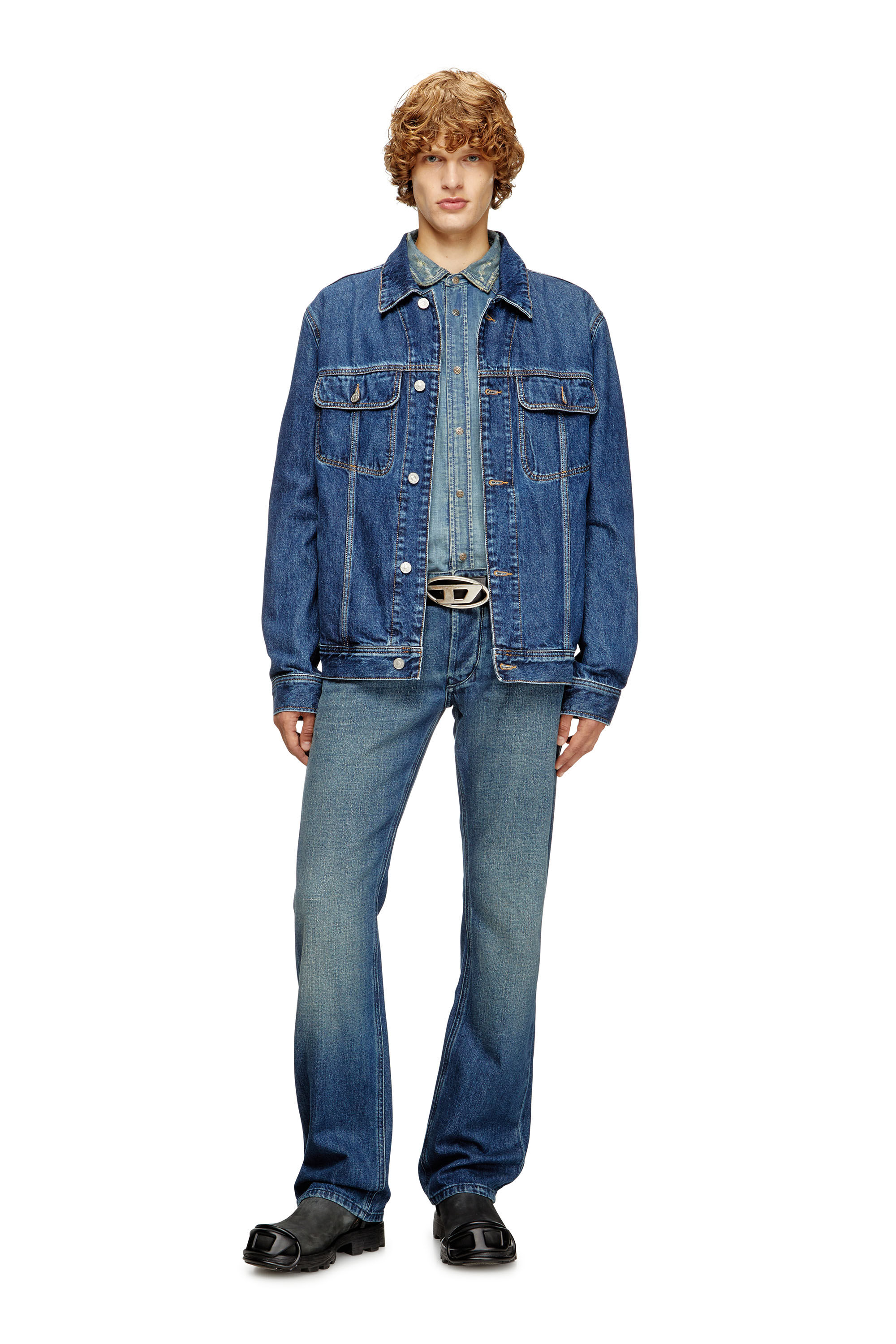 Men's Regular Jeans | Low Waist 1985 LarkeeDark Blue | Diesel FI