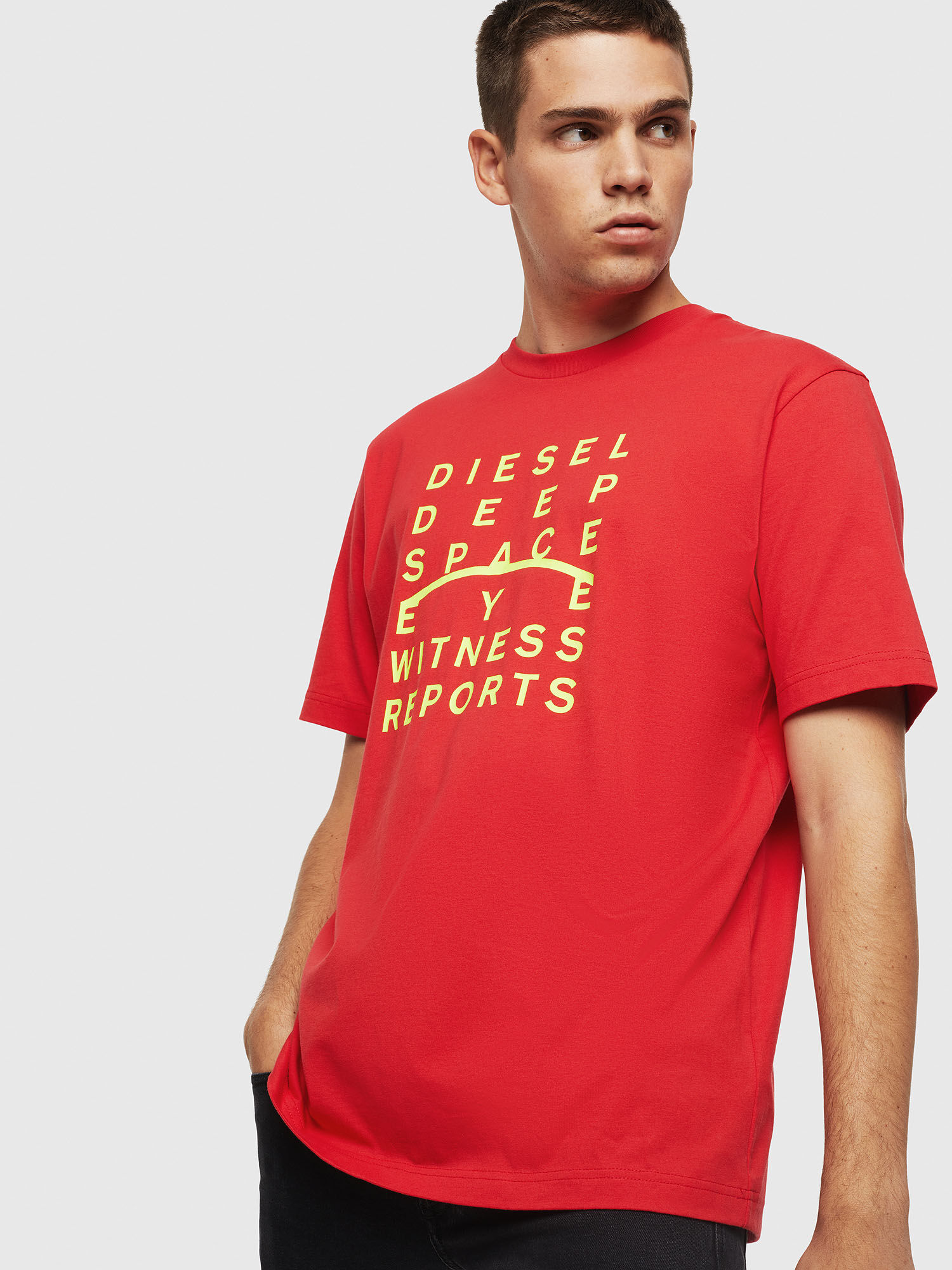 diesel t shirt red