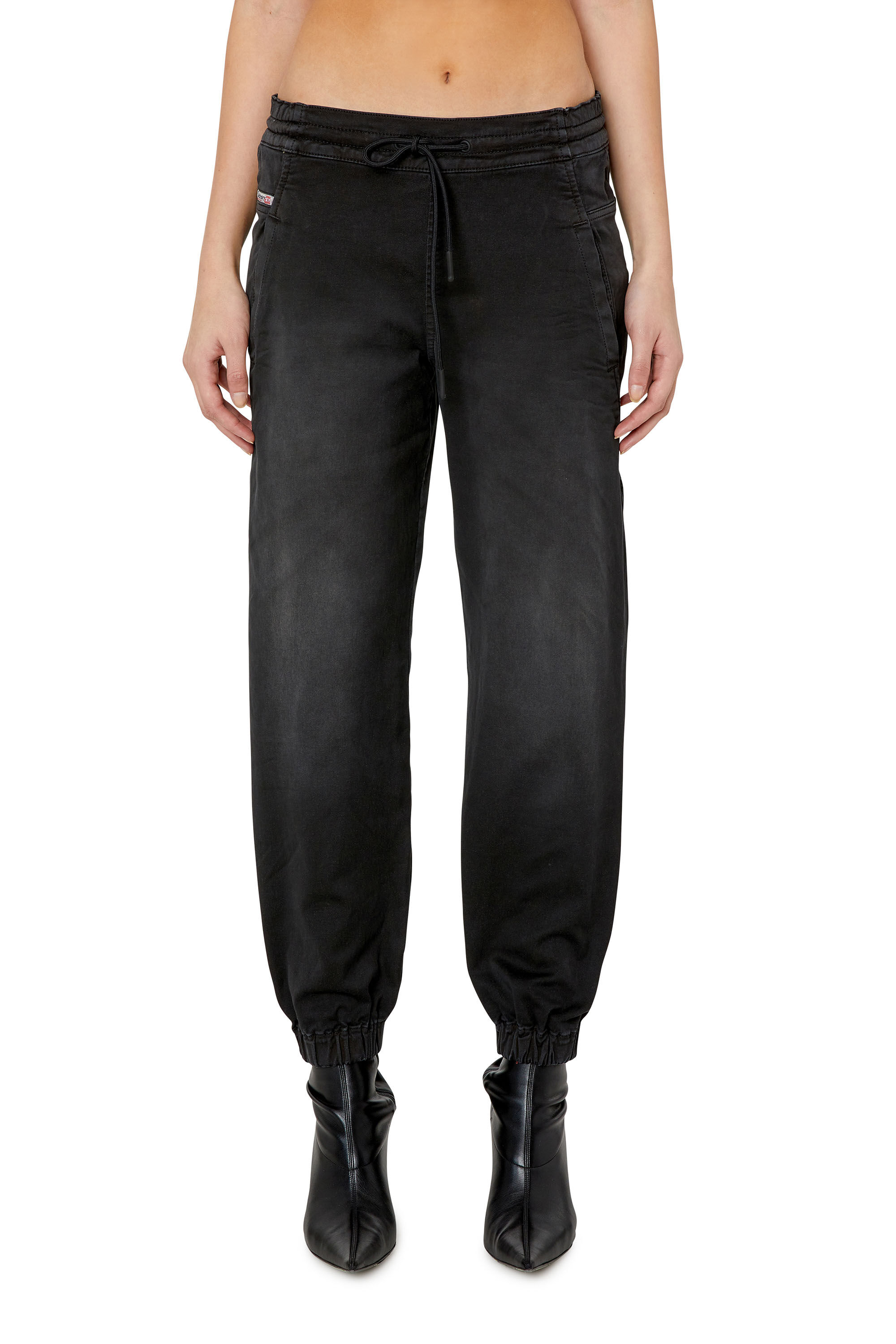 Diesel - Boyfriend Krailey JoggJeans® 0670M, Black/Dark grey - Image 3