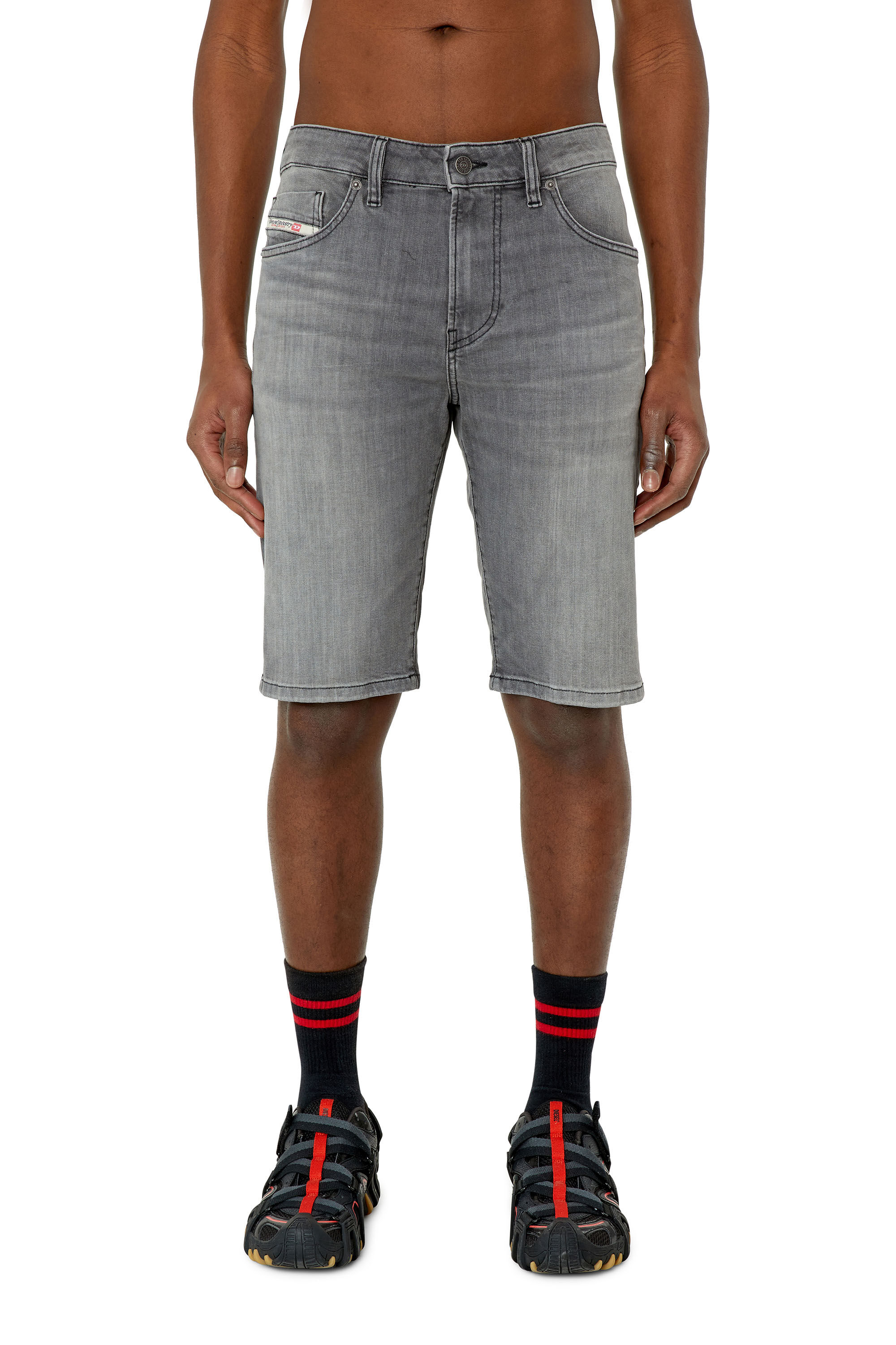 Diesel - SLIM-SHORT, Black/Dark grey - Image 3