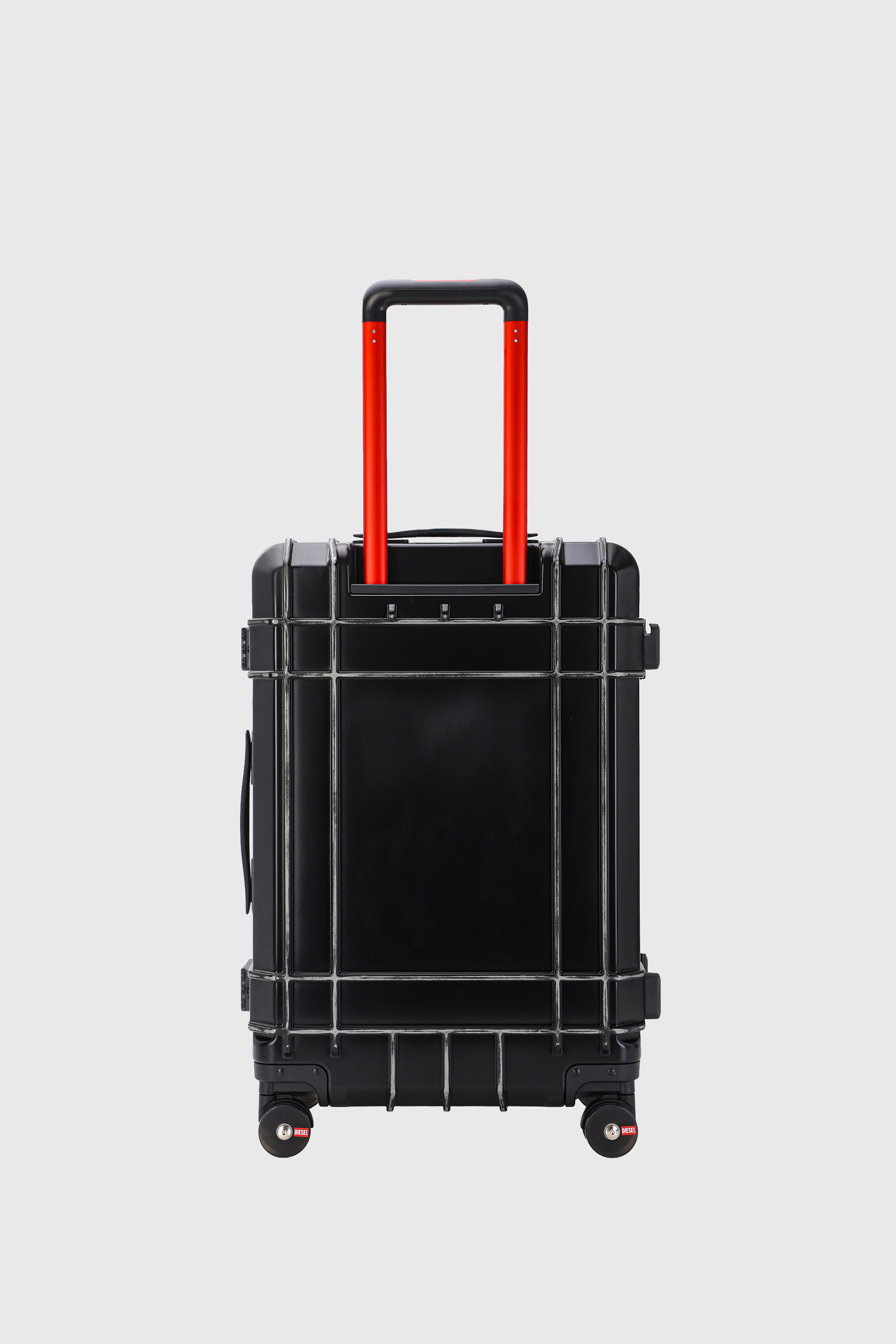 Diesel - DIESEL PC STRONG IMAGE TROLLEY- DSL003, Unisex's Rugged suitcase size M in Black - 2