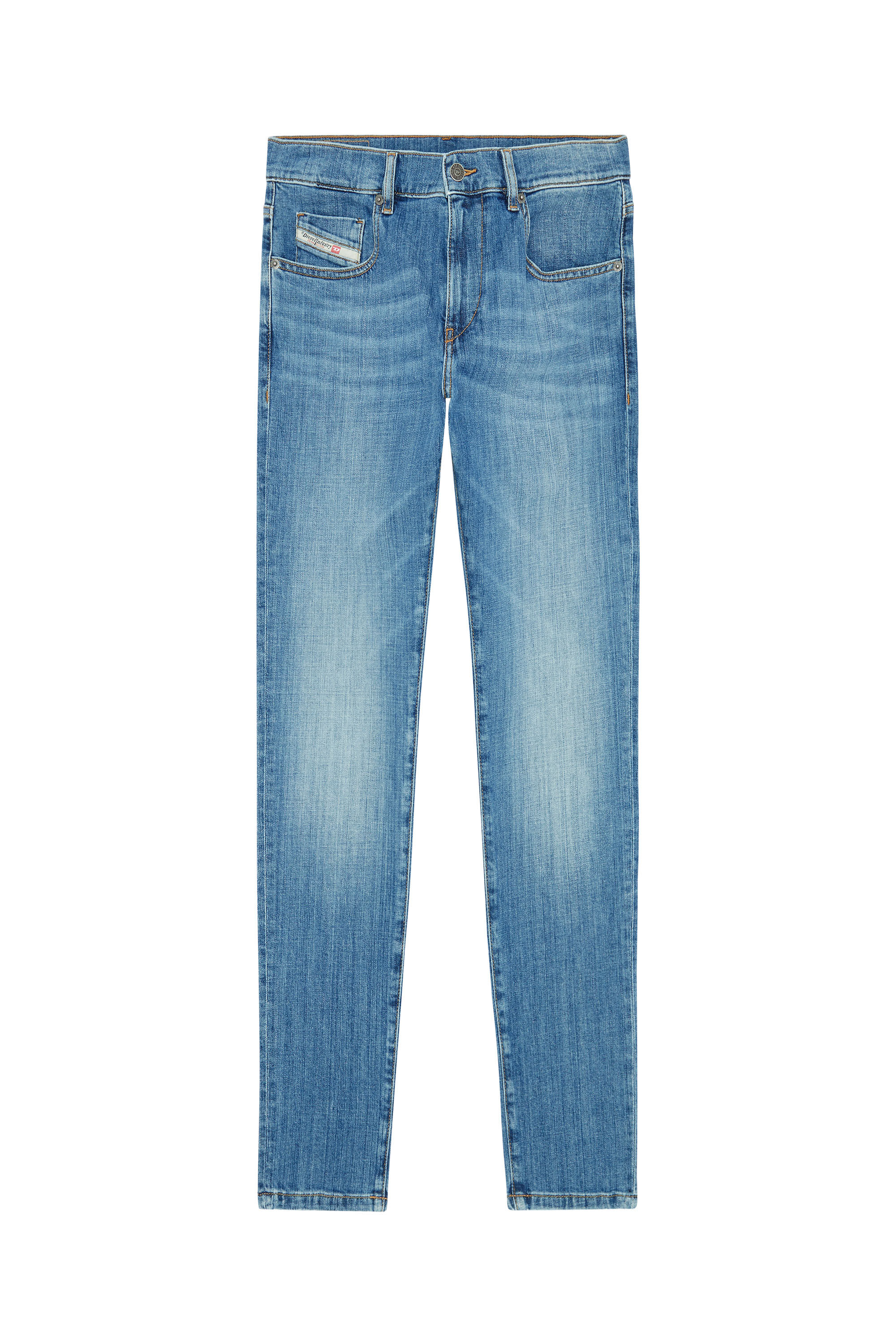 Diesel - 2019 D-Strukt 0EKAI Slim Jeans, Medium blue - Image 2