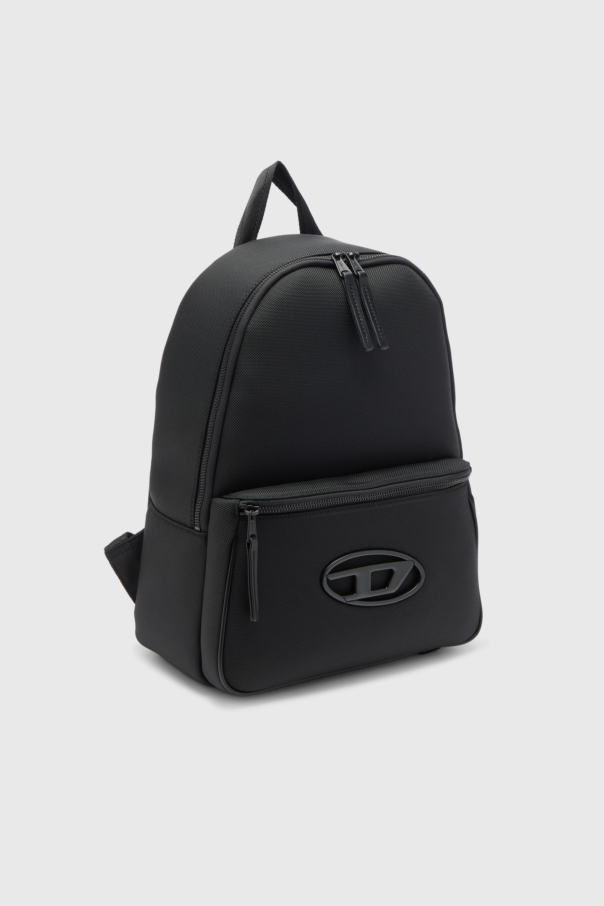 希少 ディーゼル Holi-D リュック バックパック Dロゴ A4 PVC 黒 Women's Holi-D - Backpack in nylon with Oval D logo | Black