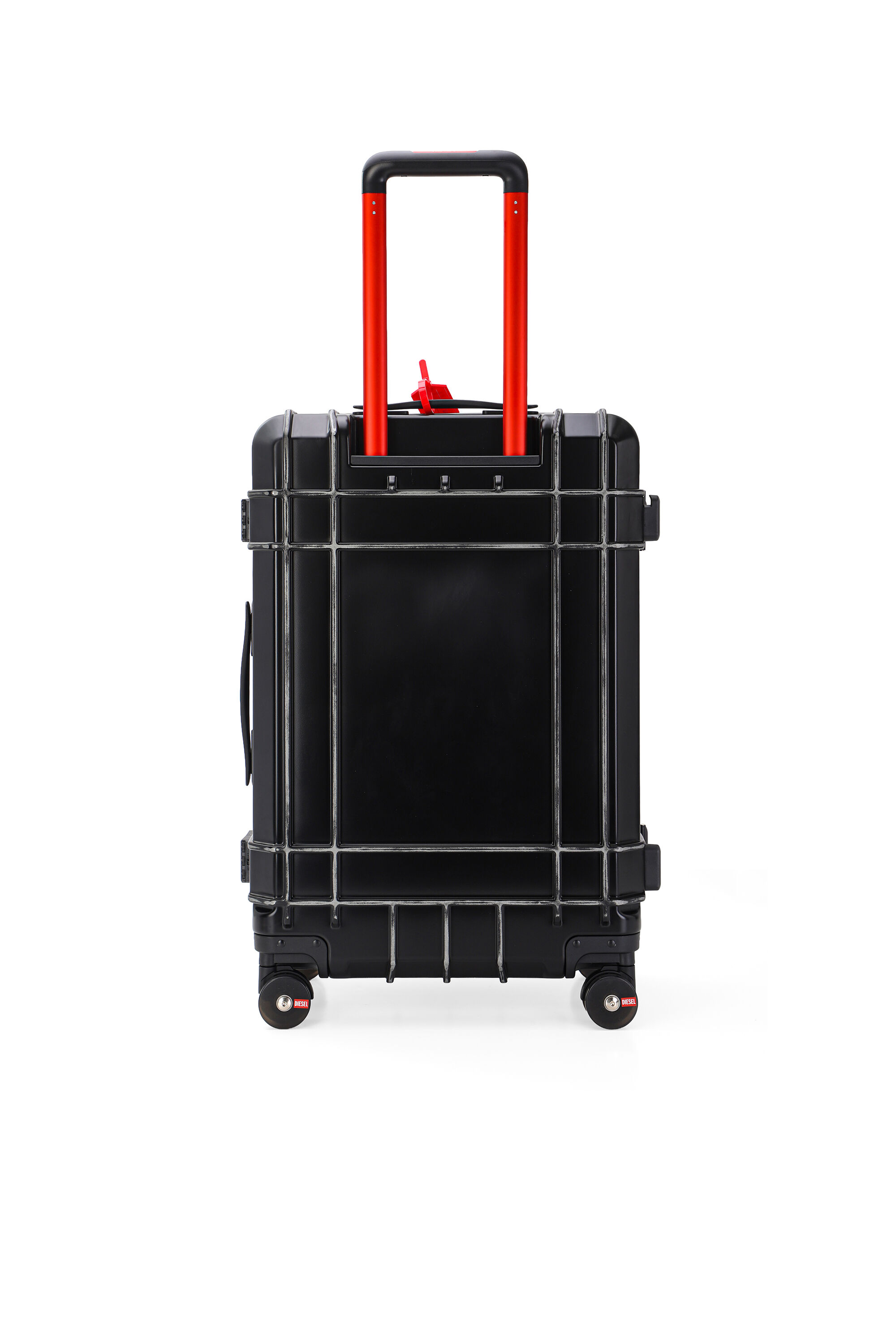 Diesel - DIESEL PC STRONG IMAGE TROLLEY- DSL003, Unisex's Rugged carry‑on suitcase 24" in Black - 2