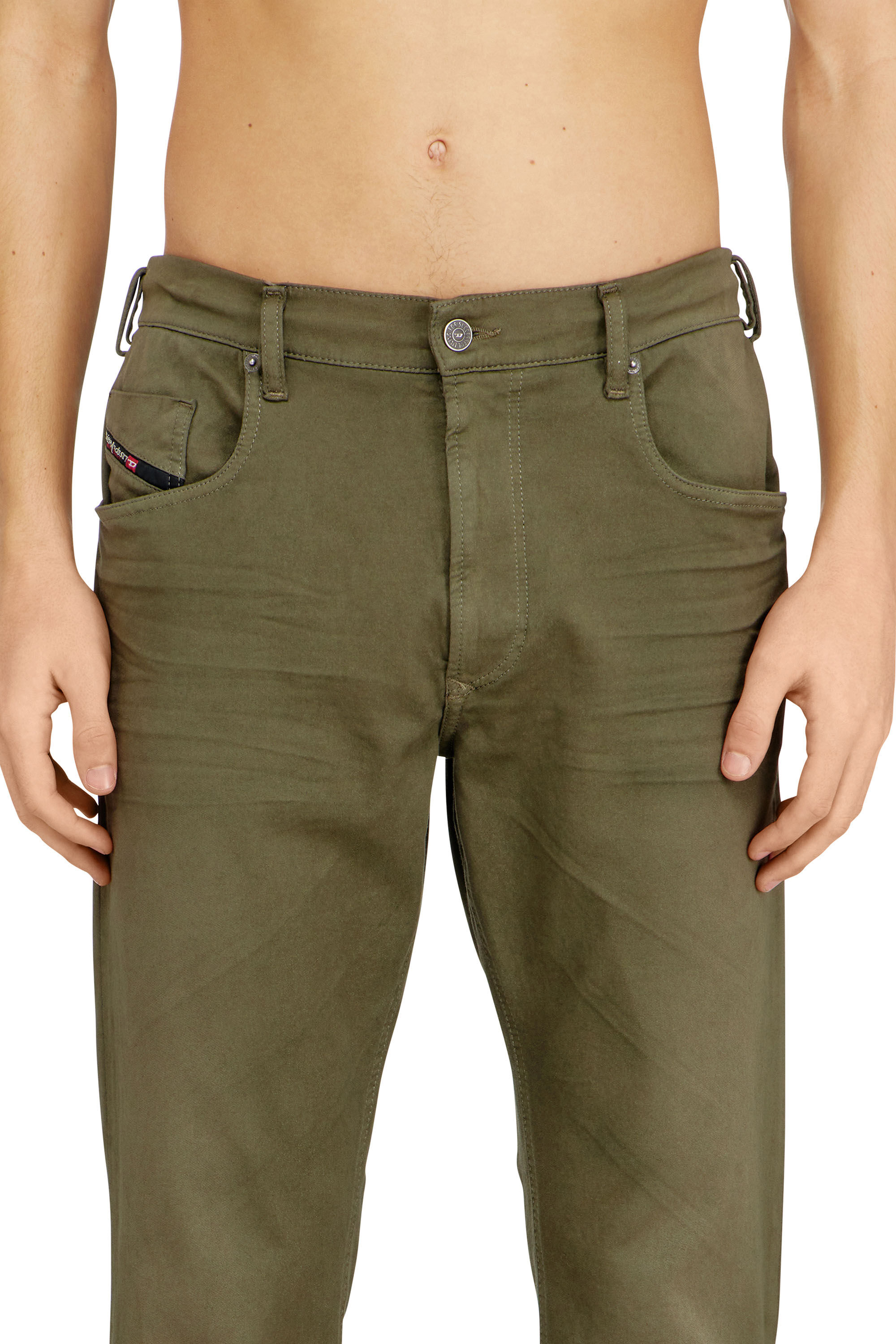 Men's Regular Jeans | Military Green | Diesel 2032 D-Krooley-BW