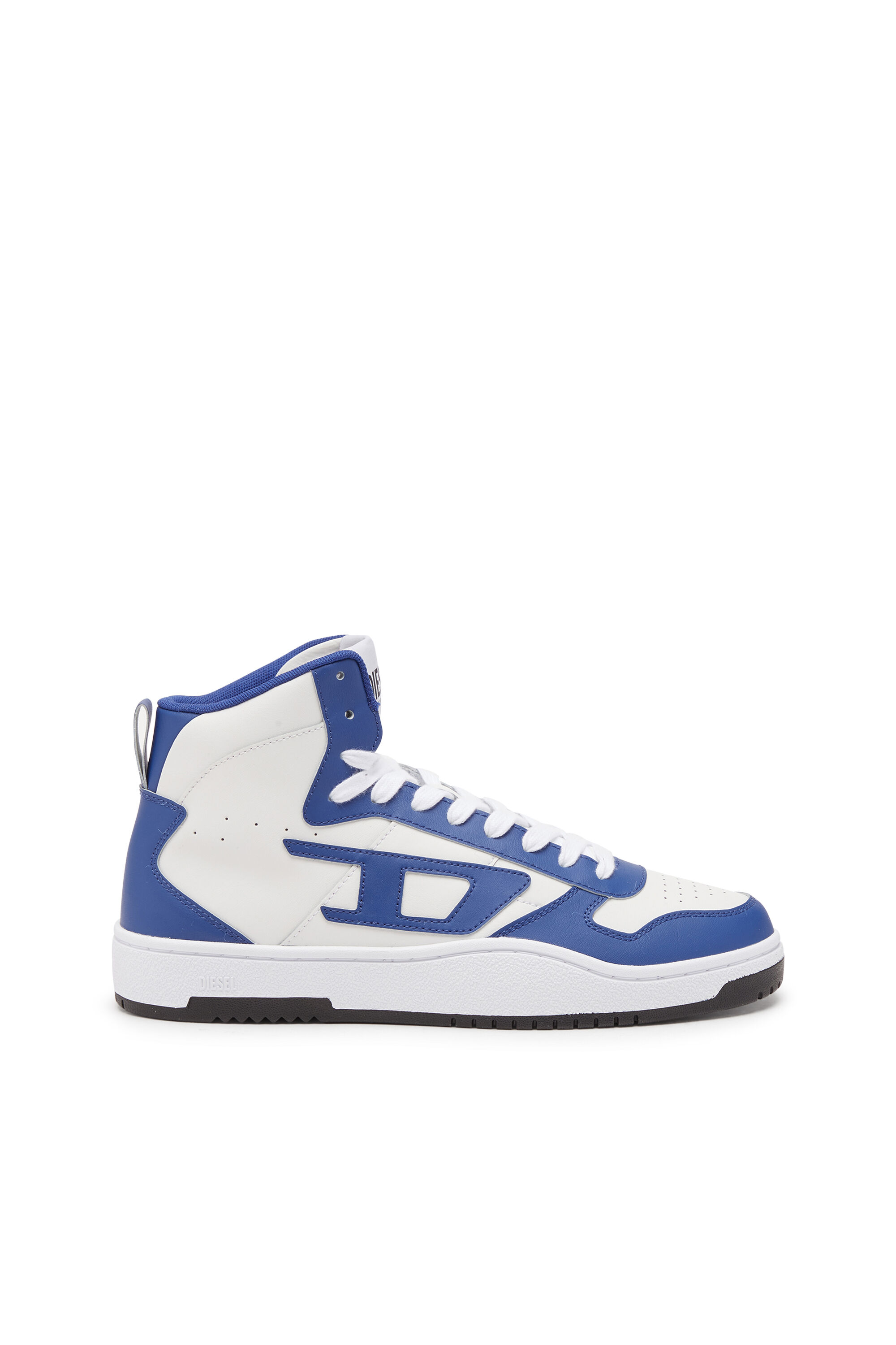 Men's S-Ukiyo-High-top sneakers in leather | White | Diesel