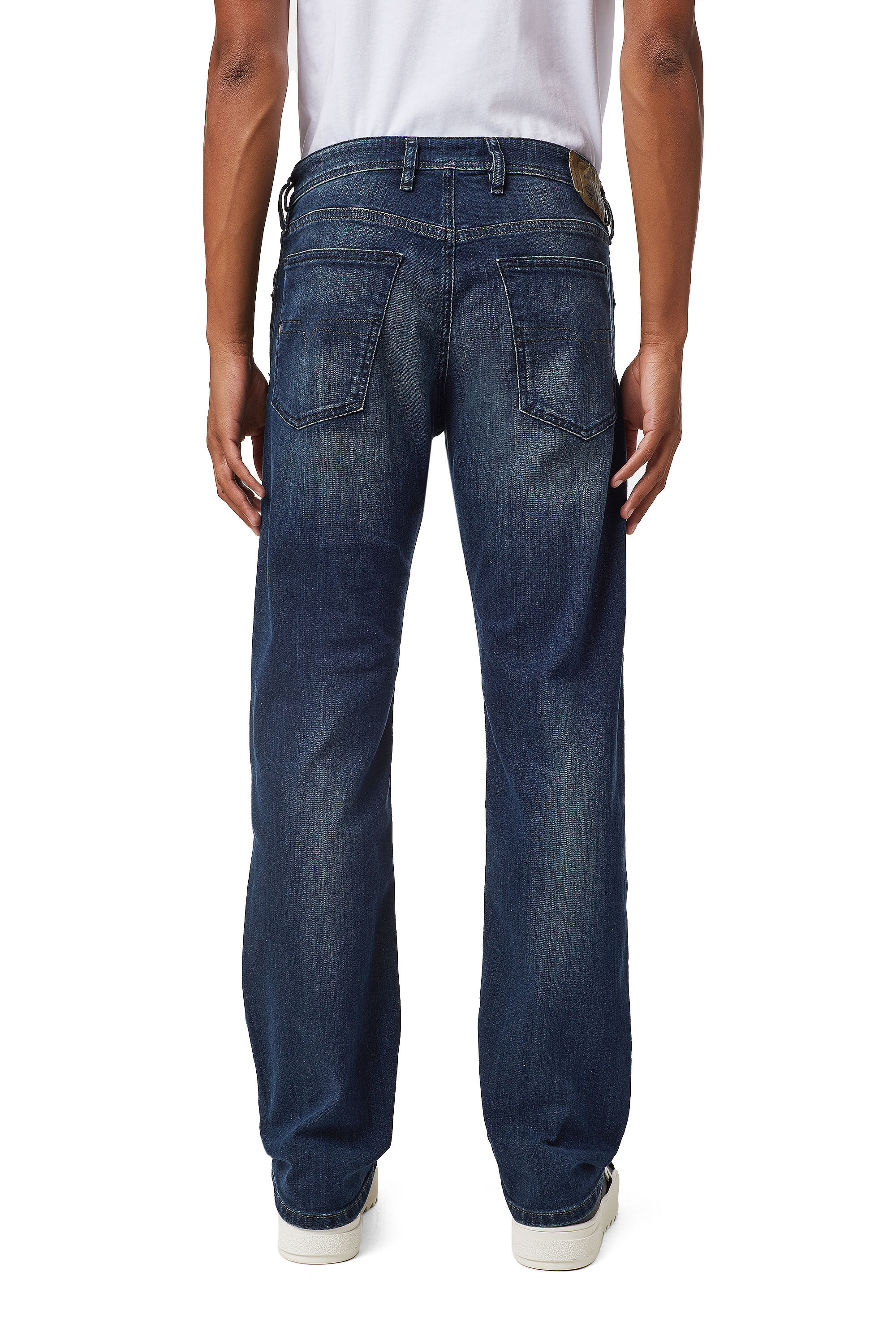 Diesel - Waykee 0814W Straight Jeans, Dark Blue - Image 4