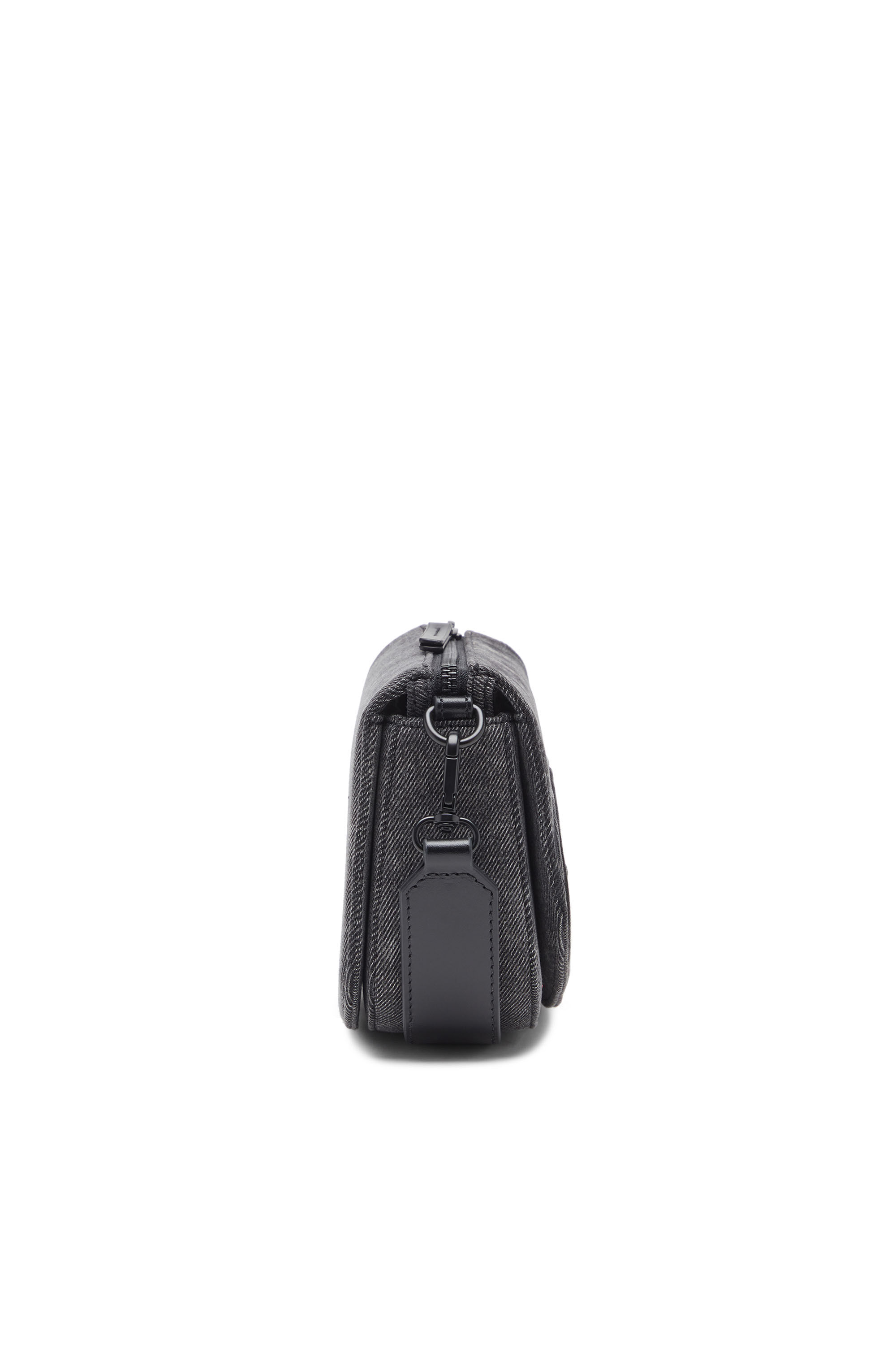 Diesel - 1DR CAMERA BAG, Unisex's 1DR-Camera bag in stonewashed denim in Black - 4