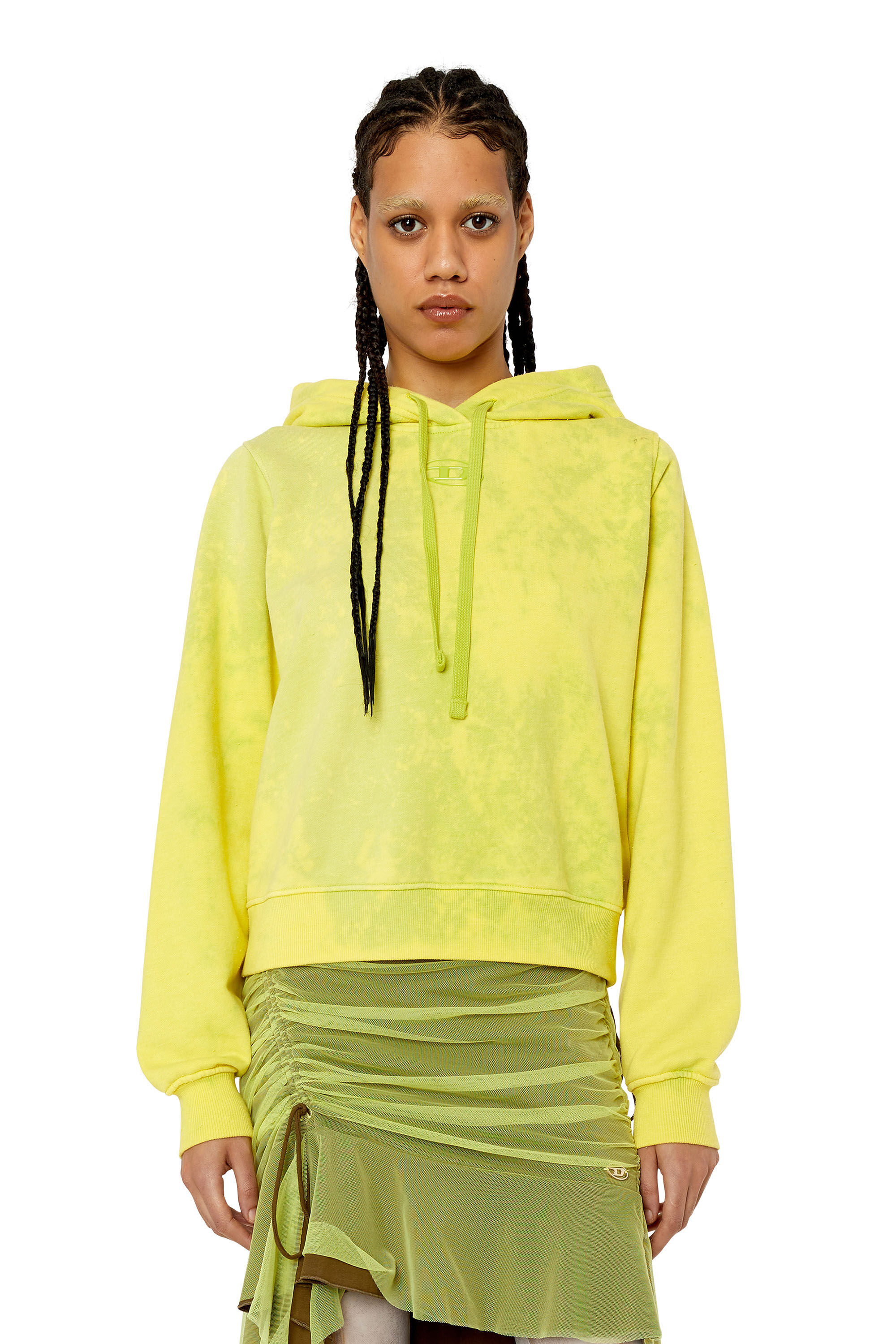 Diesel - F-REGGY-HOOD-G2, Green Fluo - Image 3