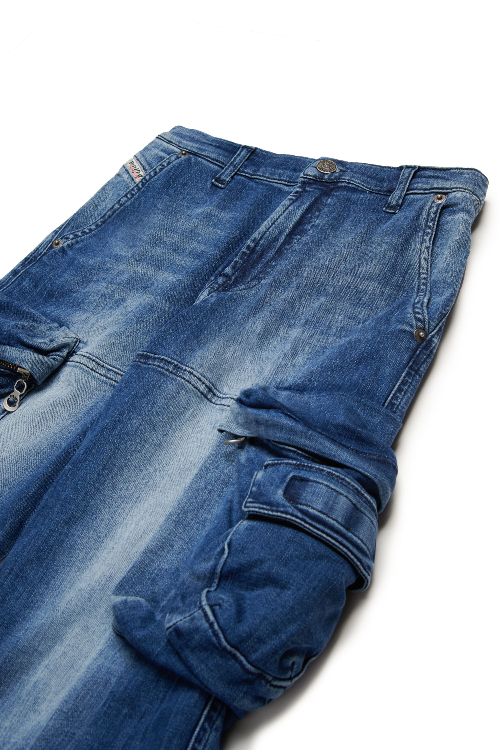 Loose Jeans - D-Fish-Cargo | Blue | 4-16 YEARS Boys | Diesel