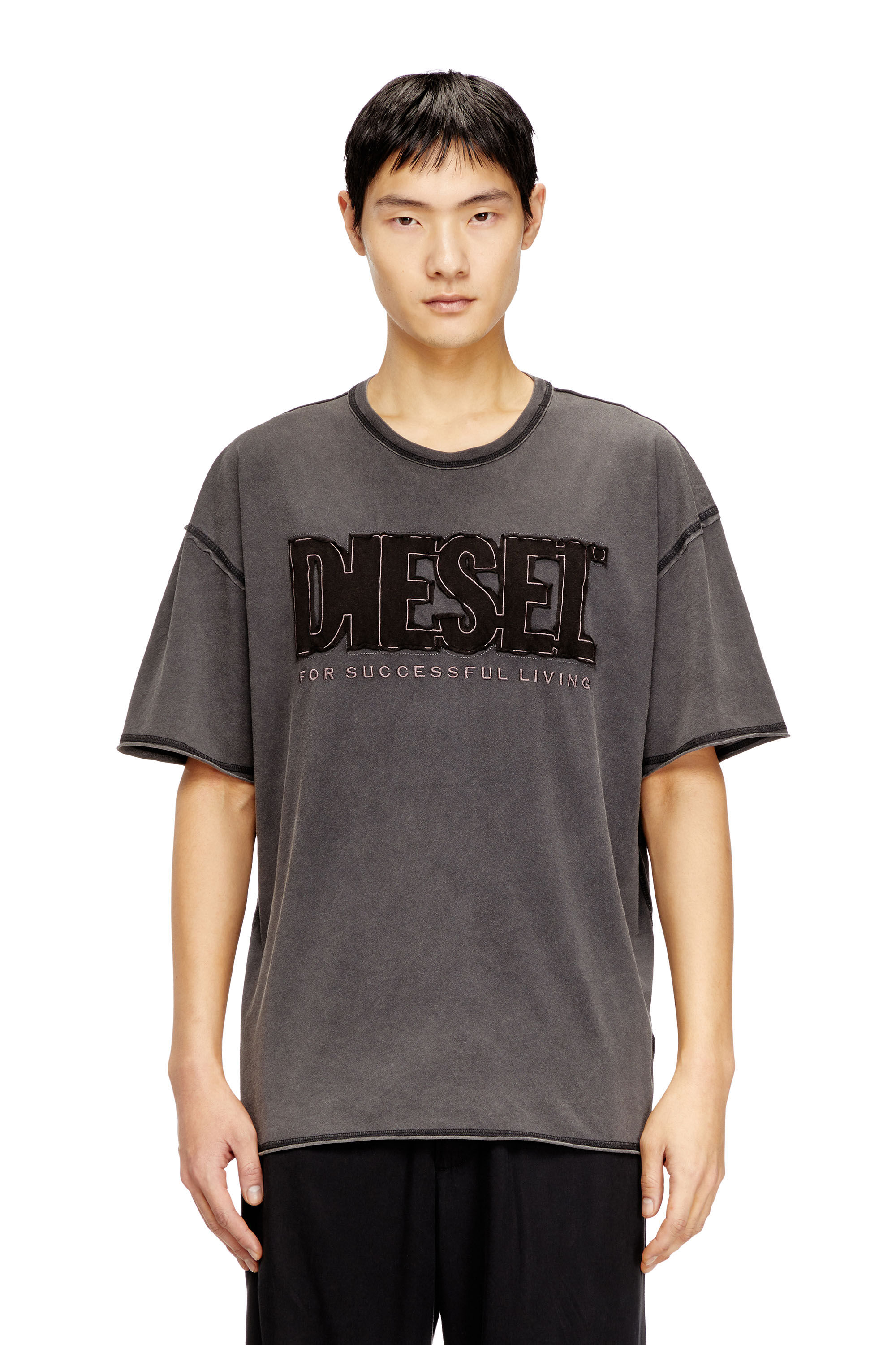 DIESEL  Tシャツ　XS ディーゼル DIESEL Tシャツ メンズ T-DIEGOS-LOGO XSサイズ ブルー