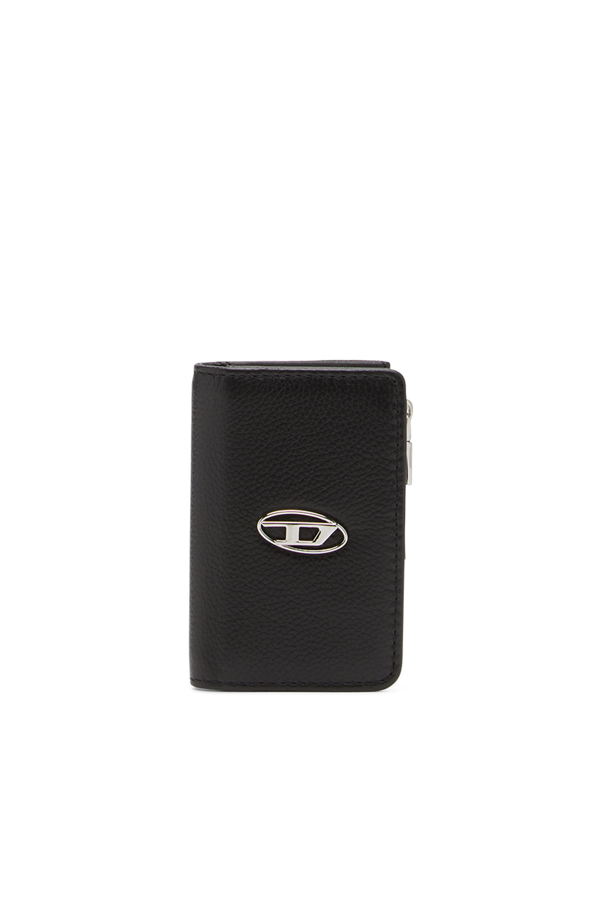 [ディーゼル] メンズ キーケース L-ZIP KEY X09016P0685 L-ZIP KEY Man: Key case in grained leather | Diesel
