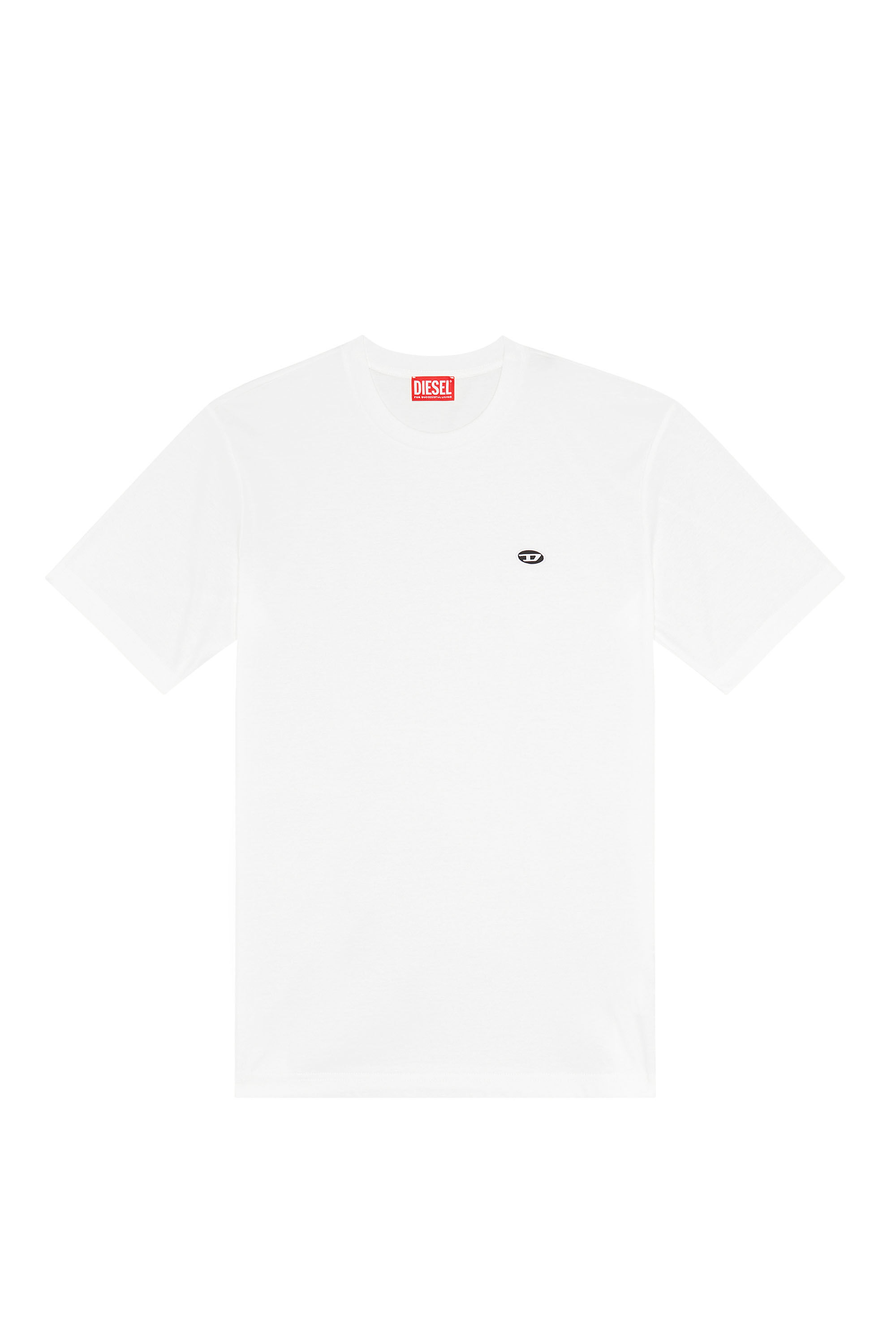 T-JUST-DOVAL-PJ: T-shirt with oval D patch | Diesel