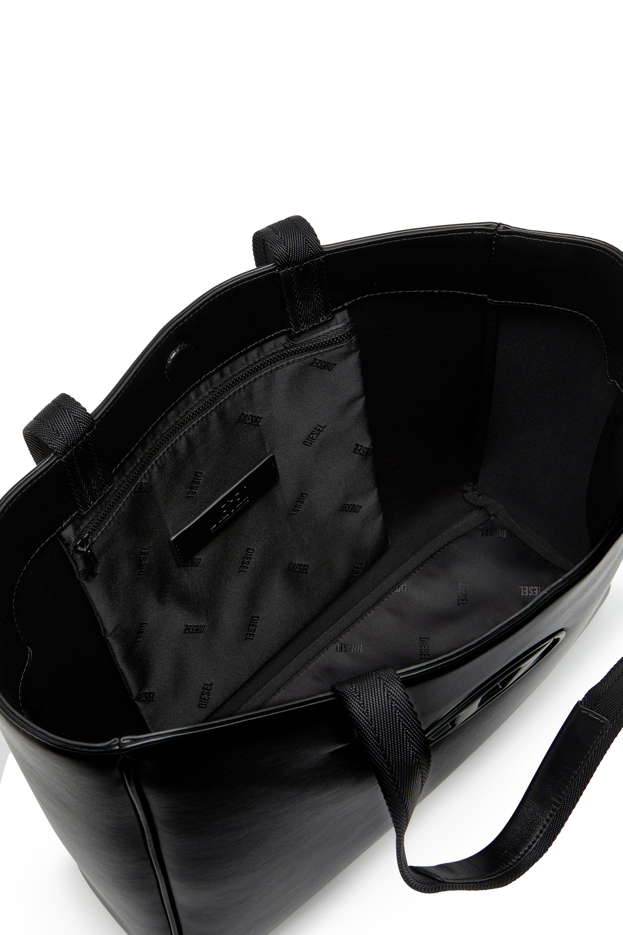 Women's Holi-D-Square shopper in bonded neoprene | Black | Diesel