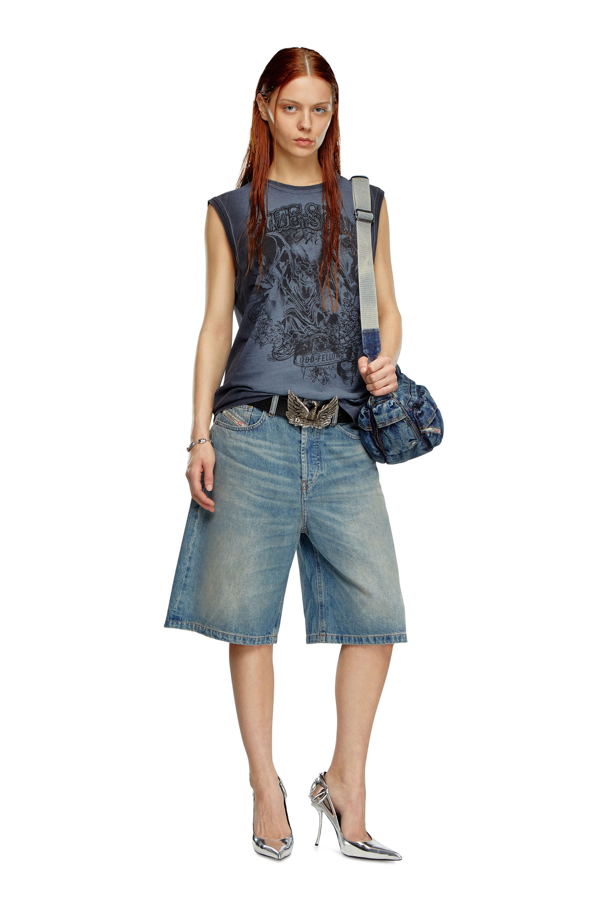 Women's Denim shorts | Blue | Diesel