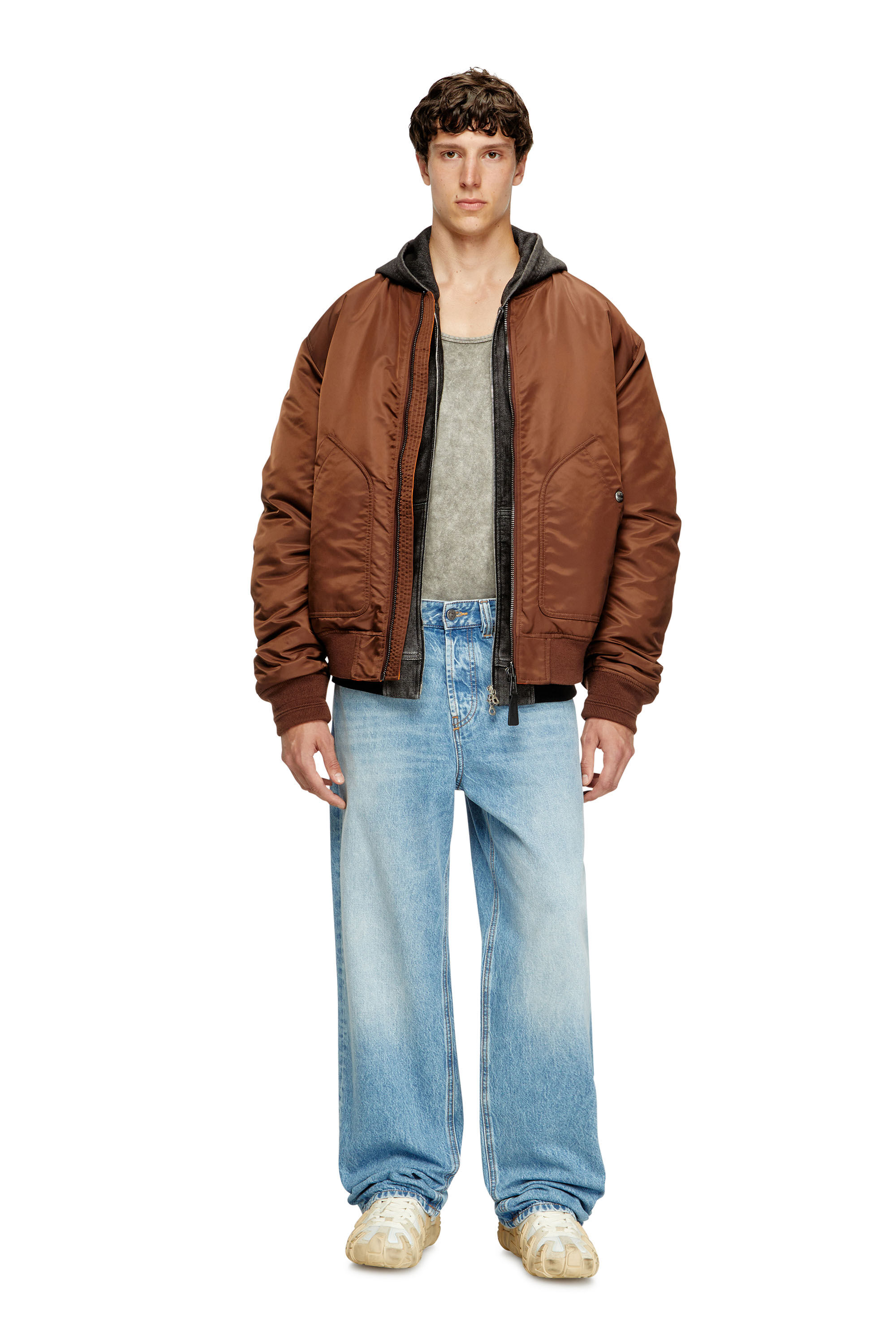 Diesel - Man's Relaxed Jeans 2001 D-Macro 09I29, Light Blue - 1