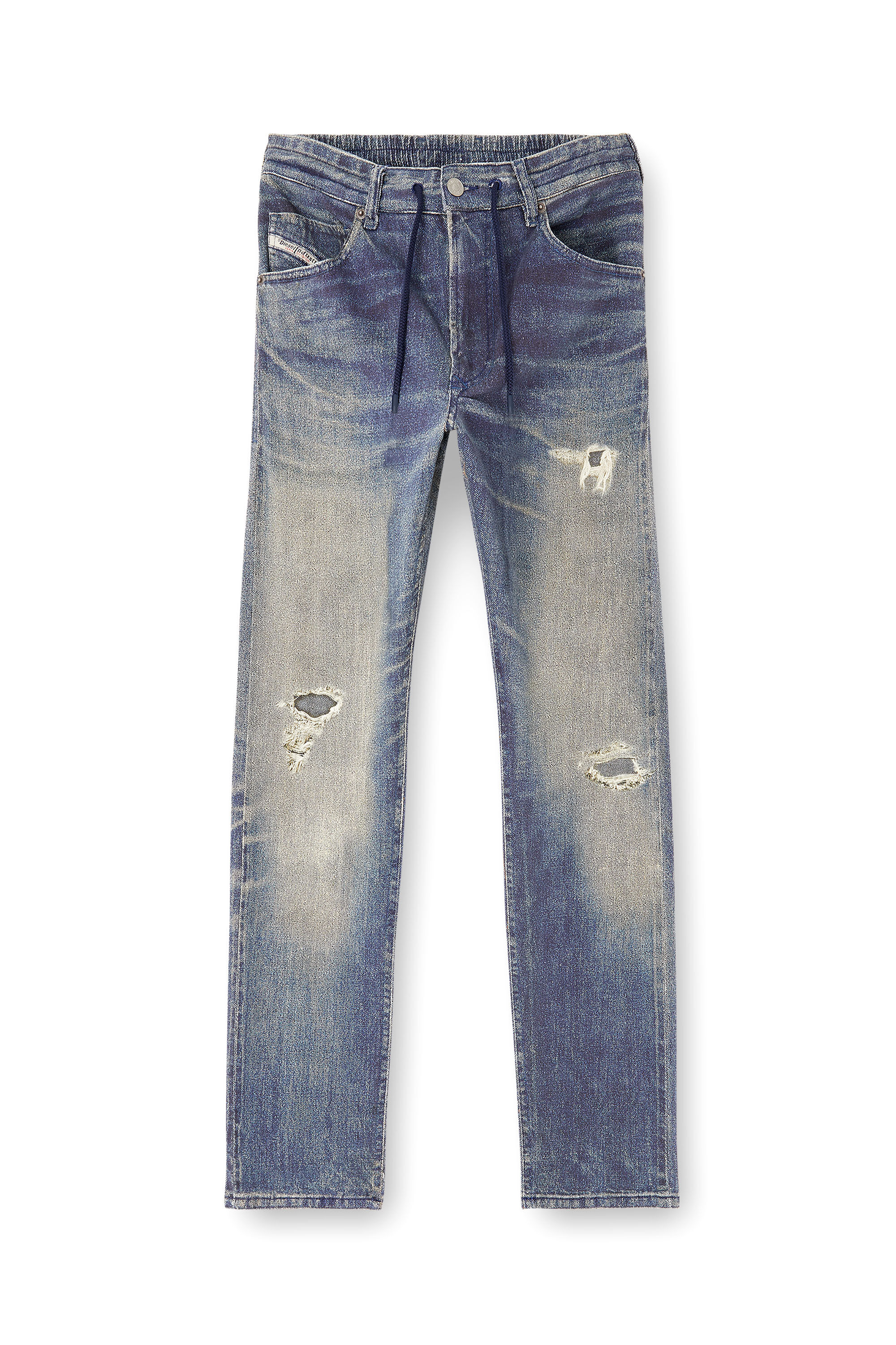 Diesel - Man's Regular 2032 D-Krooley Joggjeans&reg; 068UT, Medium blue - 4