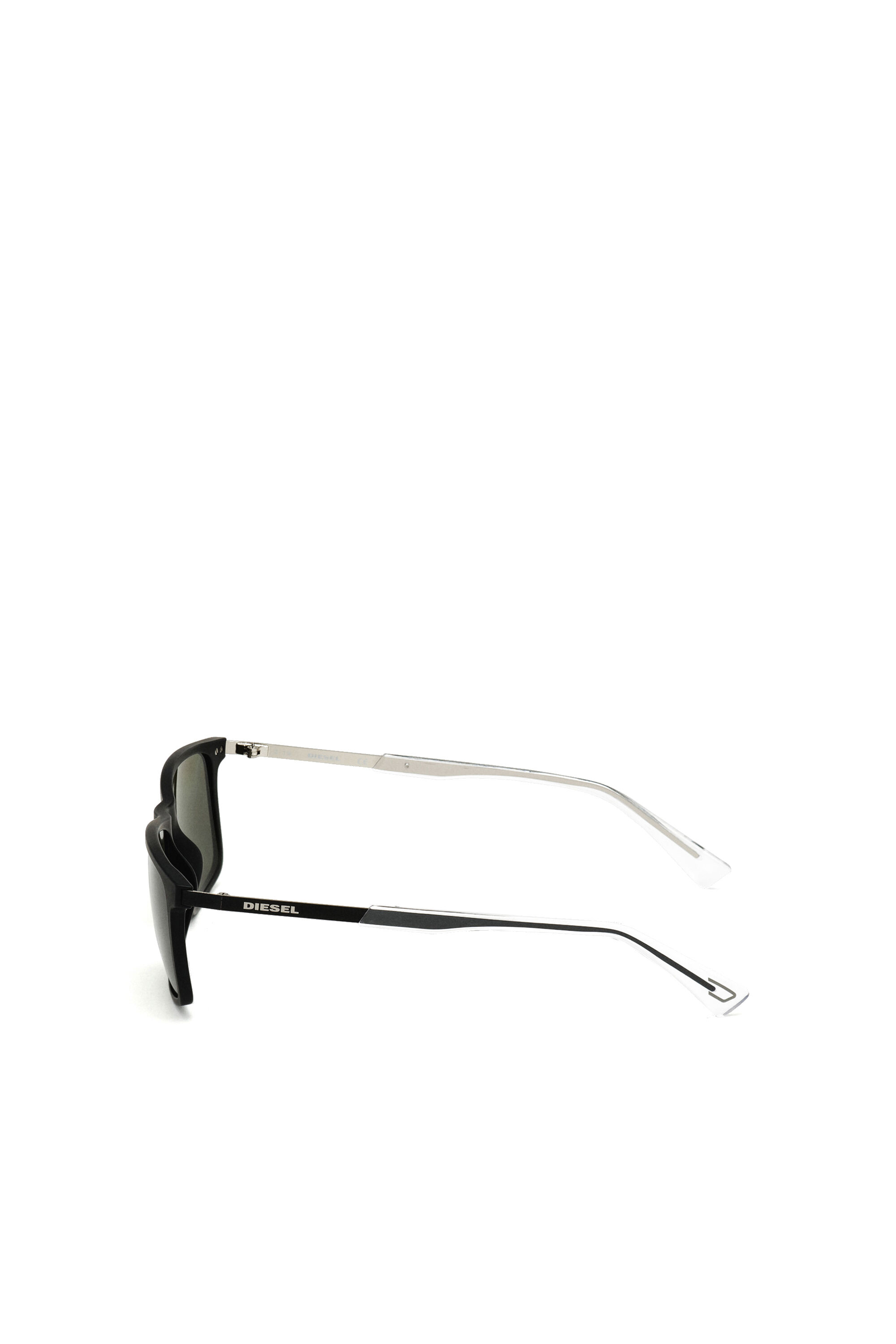 Diesel - DL0312, Man's Injected Sunglasses in Black - 4