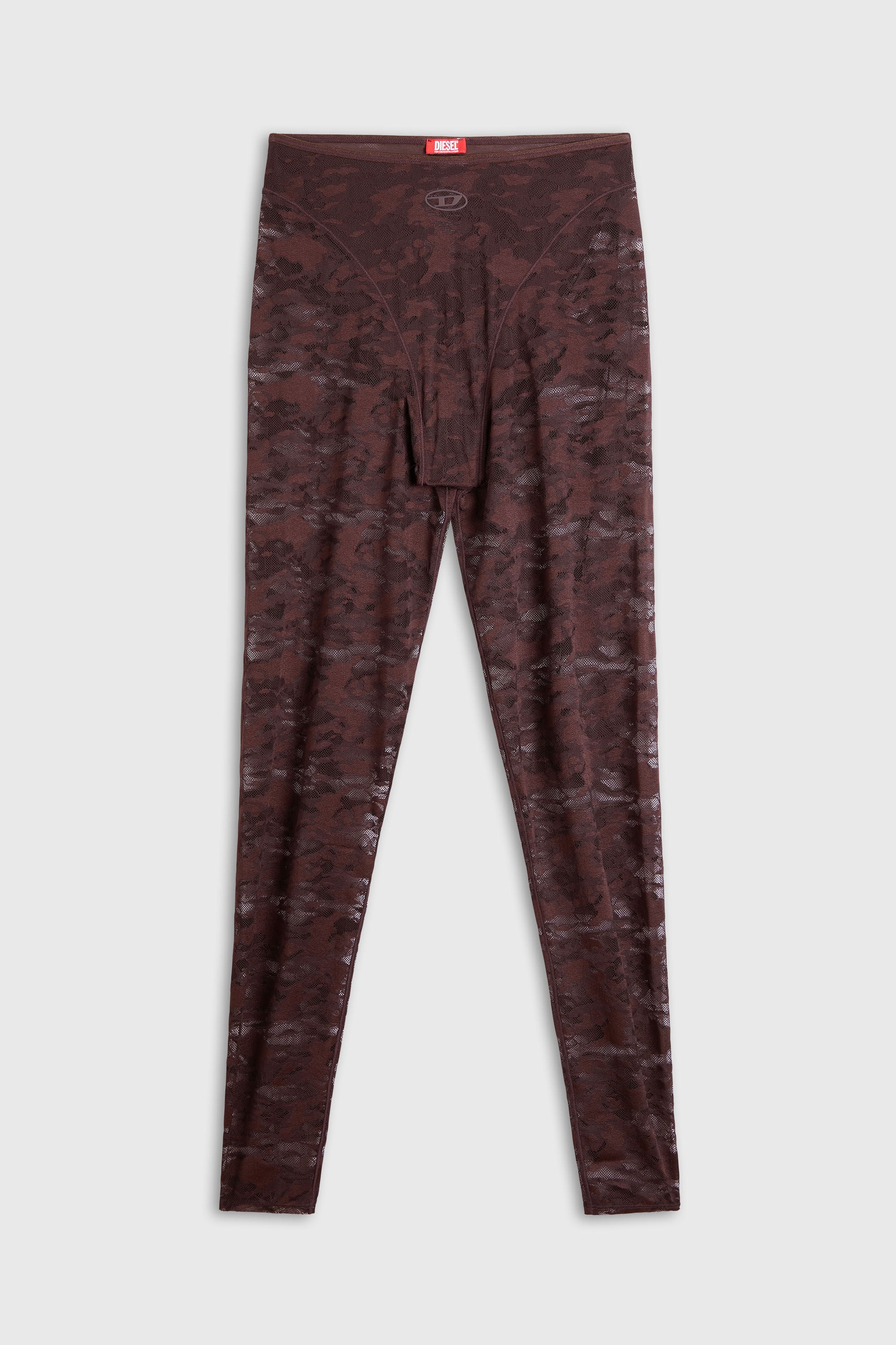 Diesel - HAYLEY-UTLT, Woman's Leggings in nylon camouflage lace in null - 6