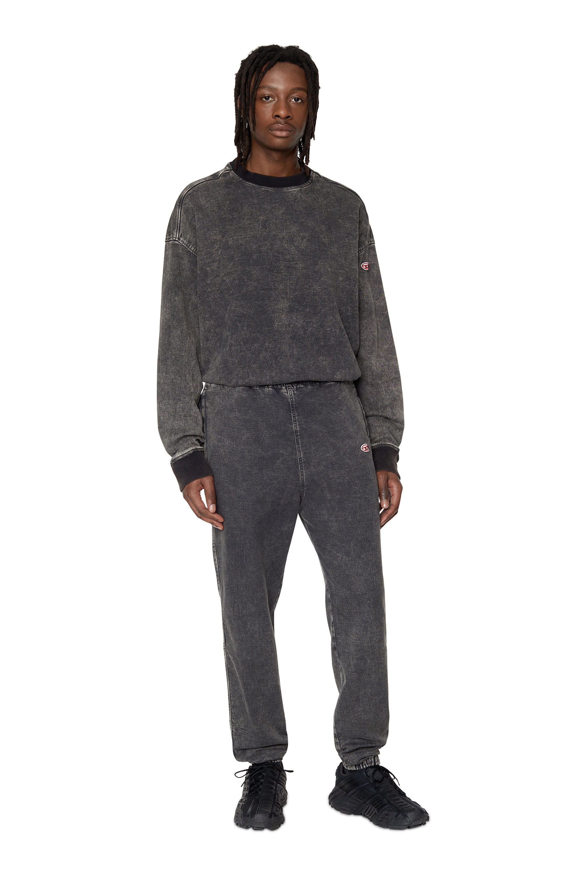 Diesel - D-Lab Track Denim 069ZF Tapered, Black/Dark grey - Image 1