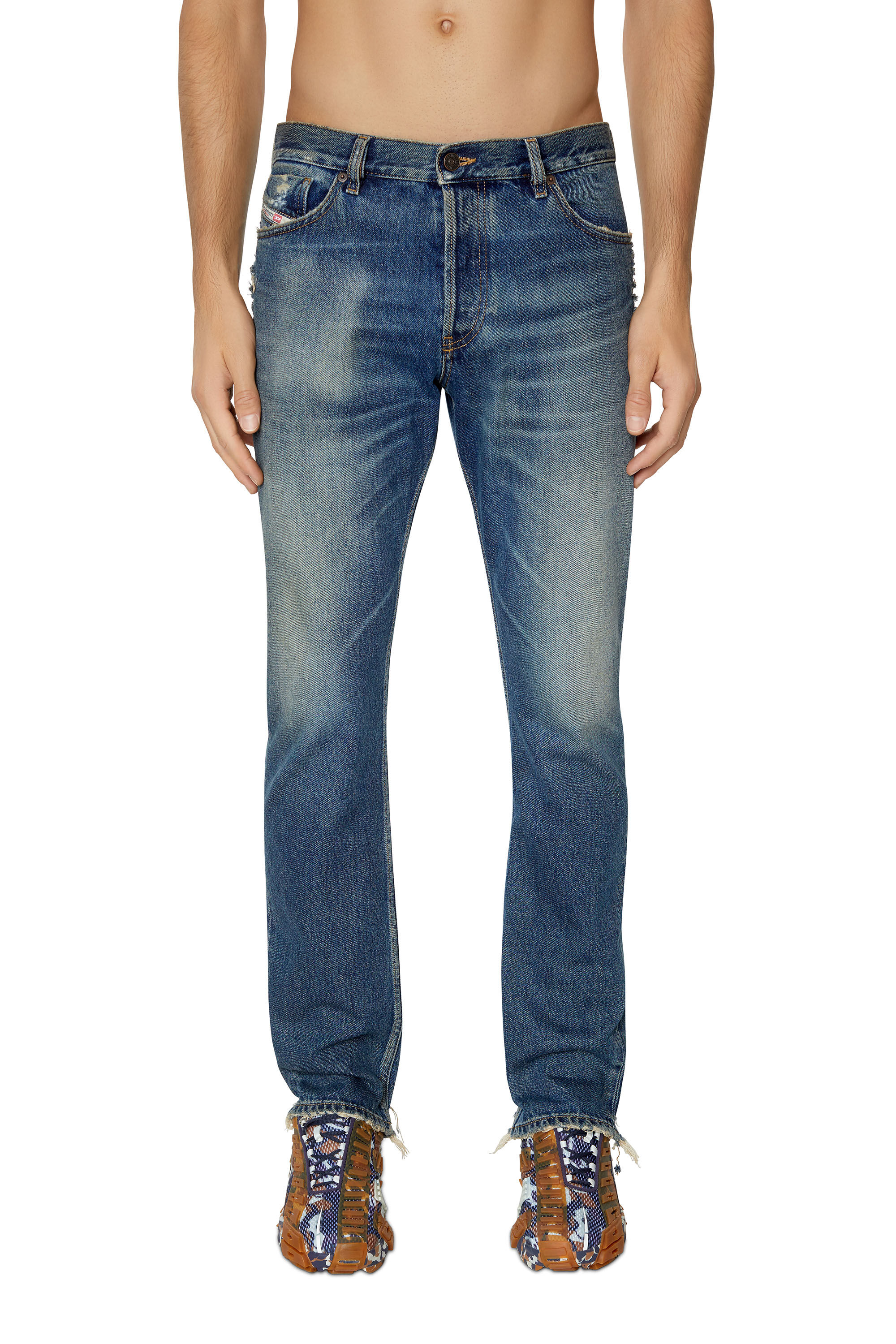 Diesel - 1995 D-Sark 09D93 Straight Jeans, Dark Blue - Image 3