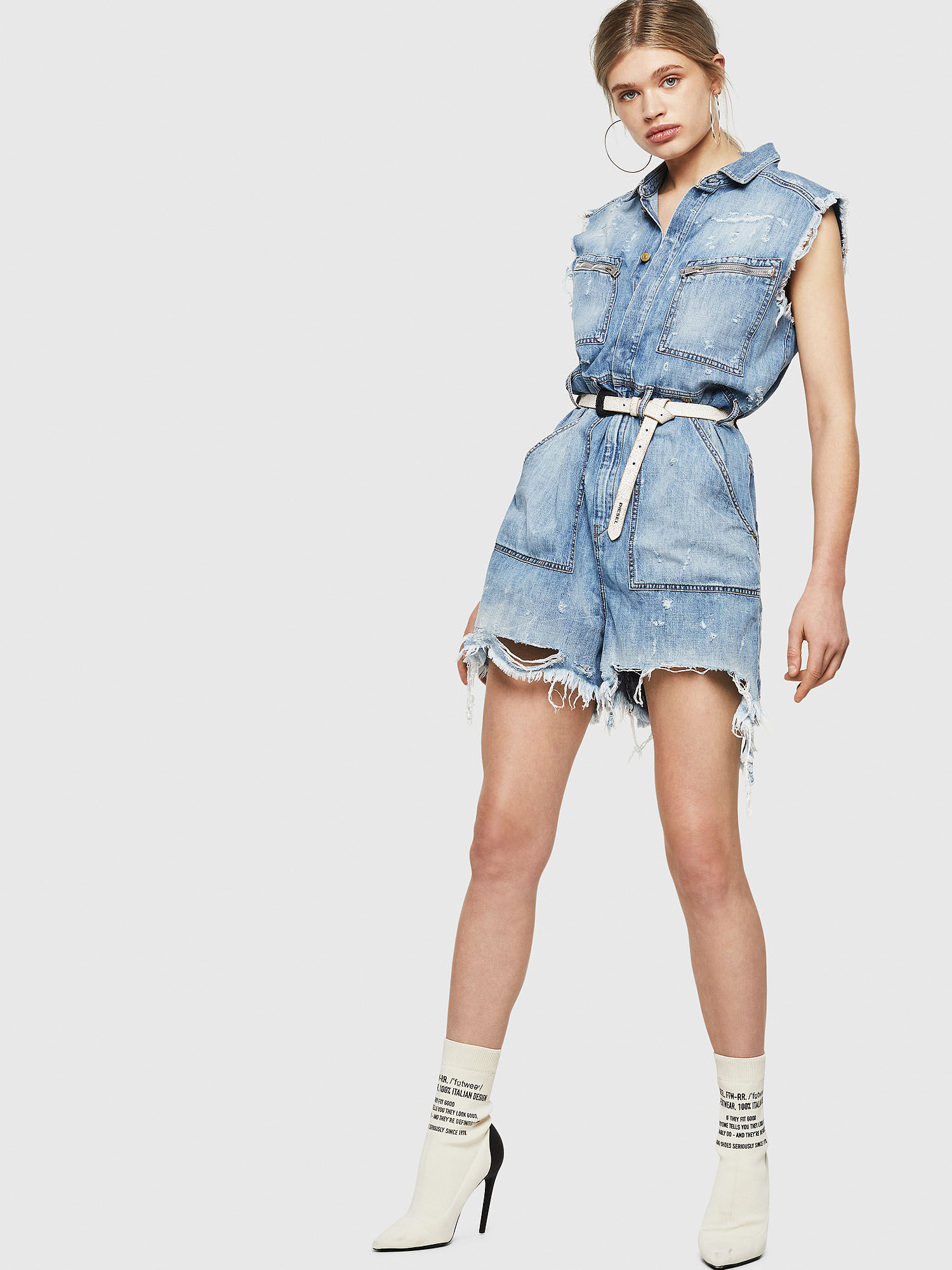 Diesel denim jumpsuit Clearance