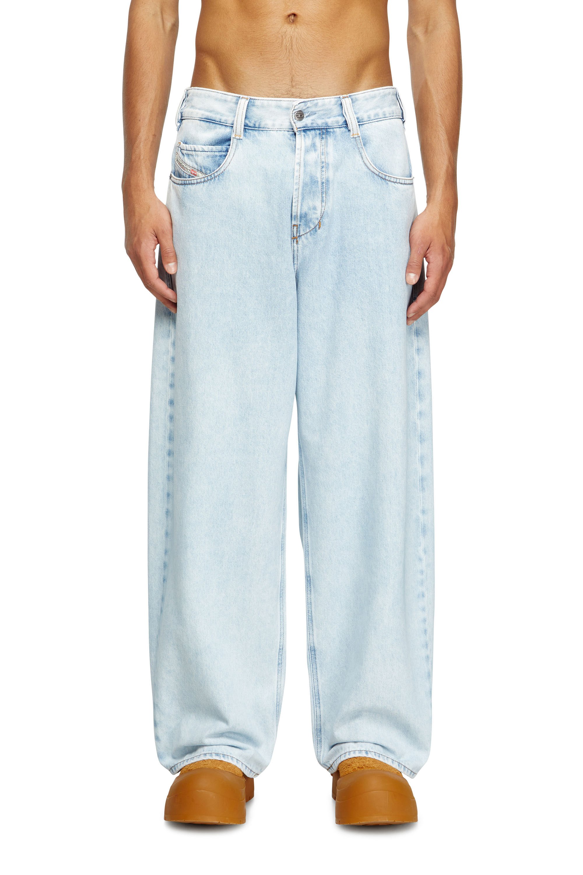 Diesel - Unisex's Relaxed Jeans 1997 D-Enim 09M74, Light Blue - 2