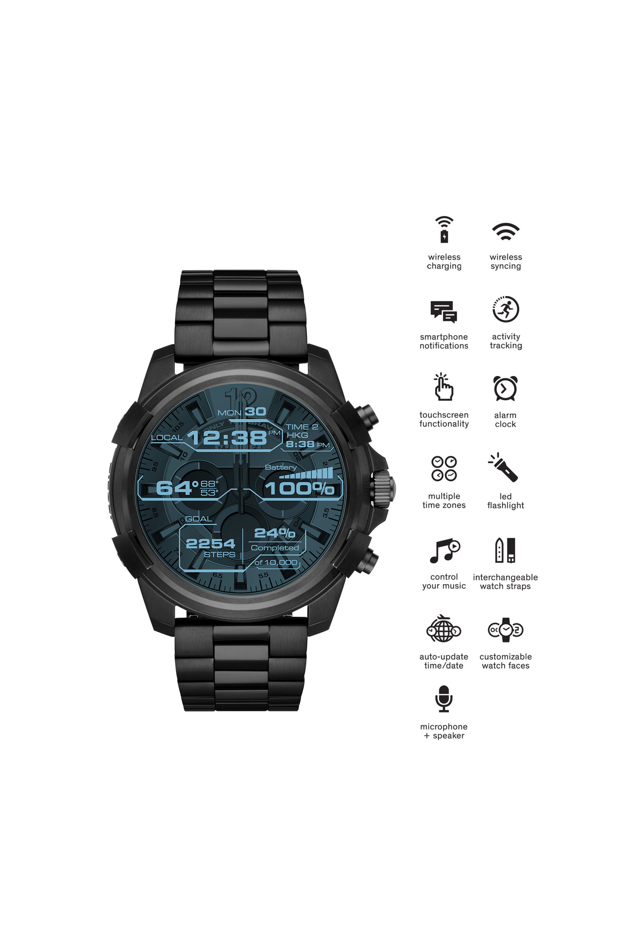 Smartwatch diesel dzt2007 hotsell