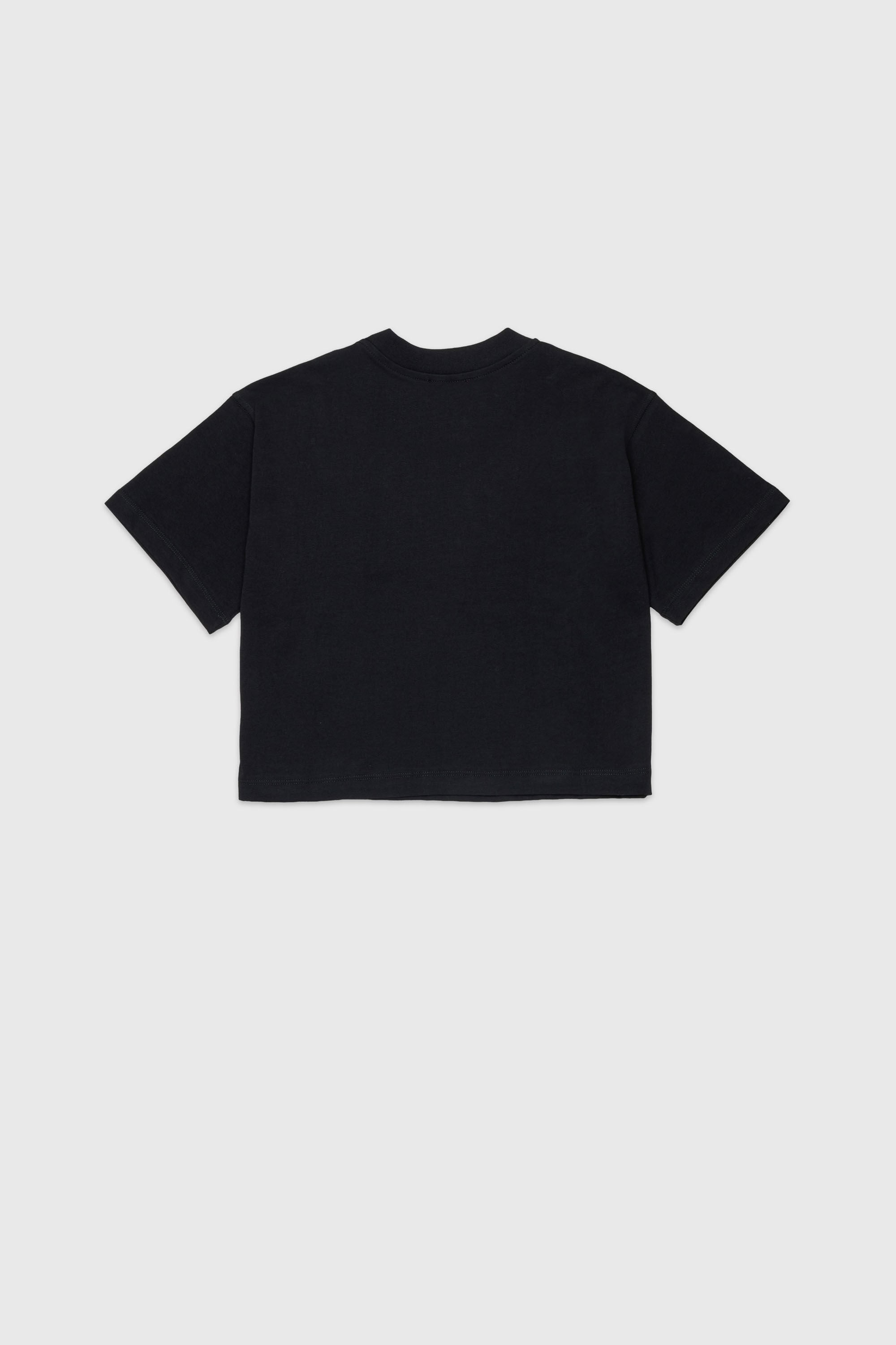 Diesel - TLIXIN, Woman's Cropped T-shirt with Oval D logo in Black - 2