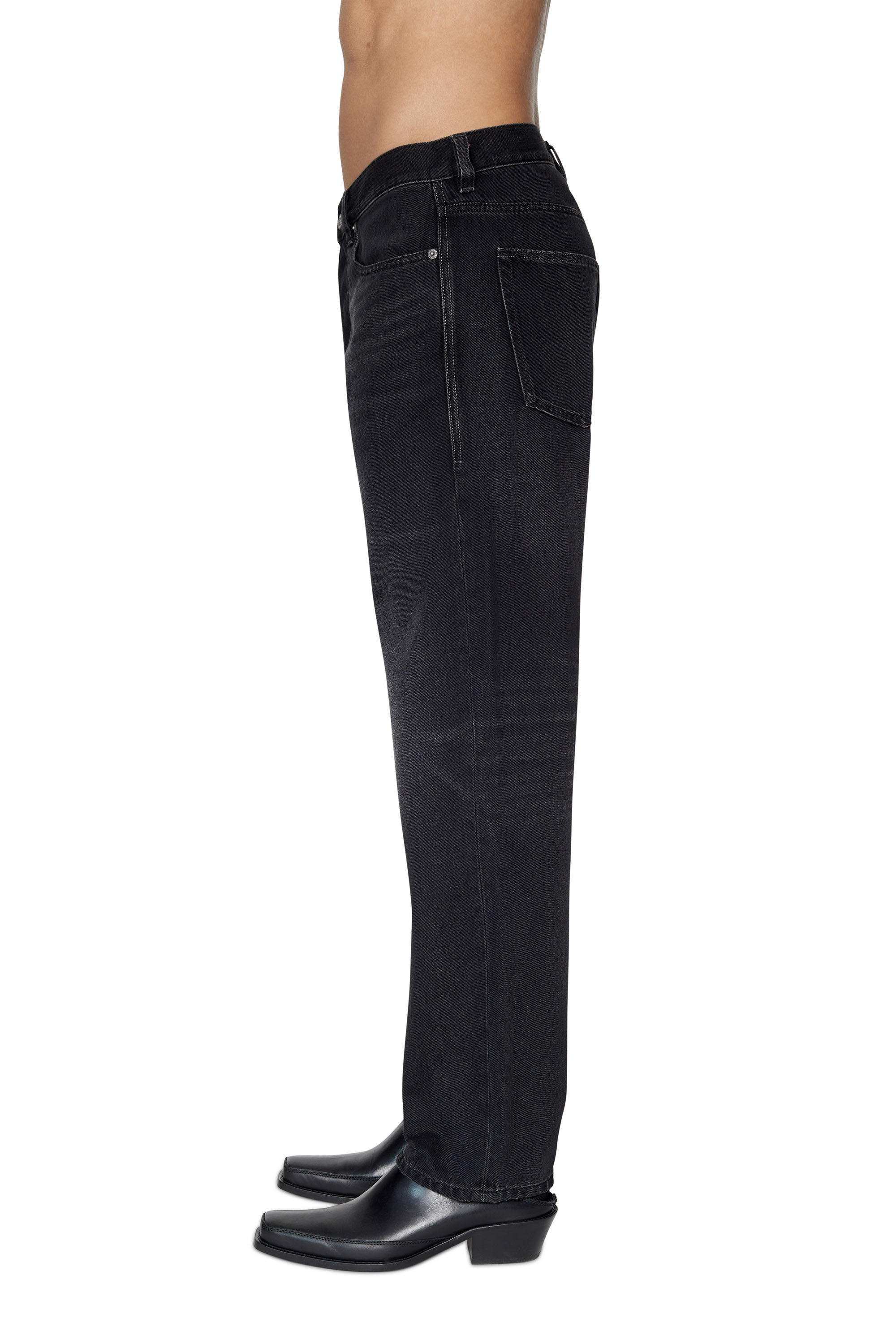 Diesel - 2010 D-Macs 09B88 Straight Jeans, Black/Dark grey - Image 5