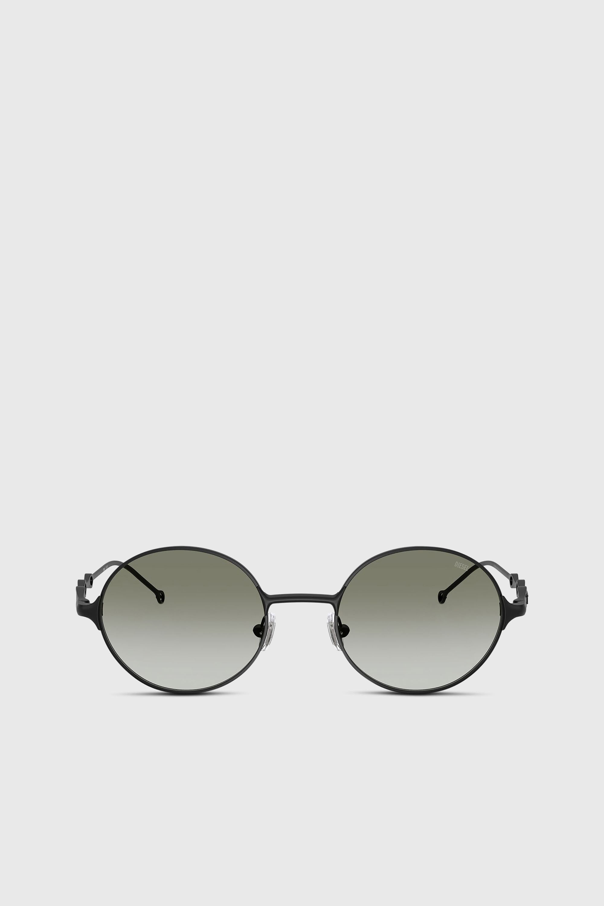 Diesel - 0DL1008, Unisex's Round sunglasses in Black/Green - 1