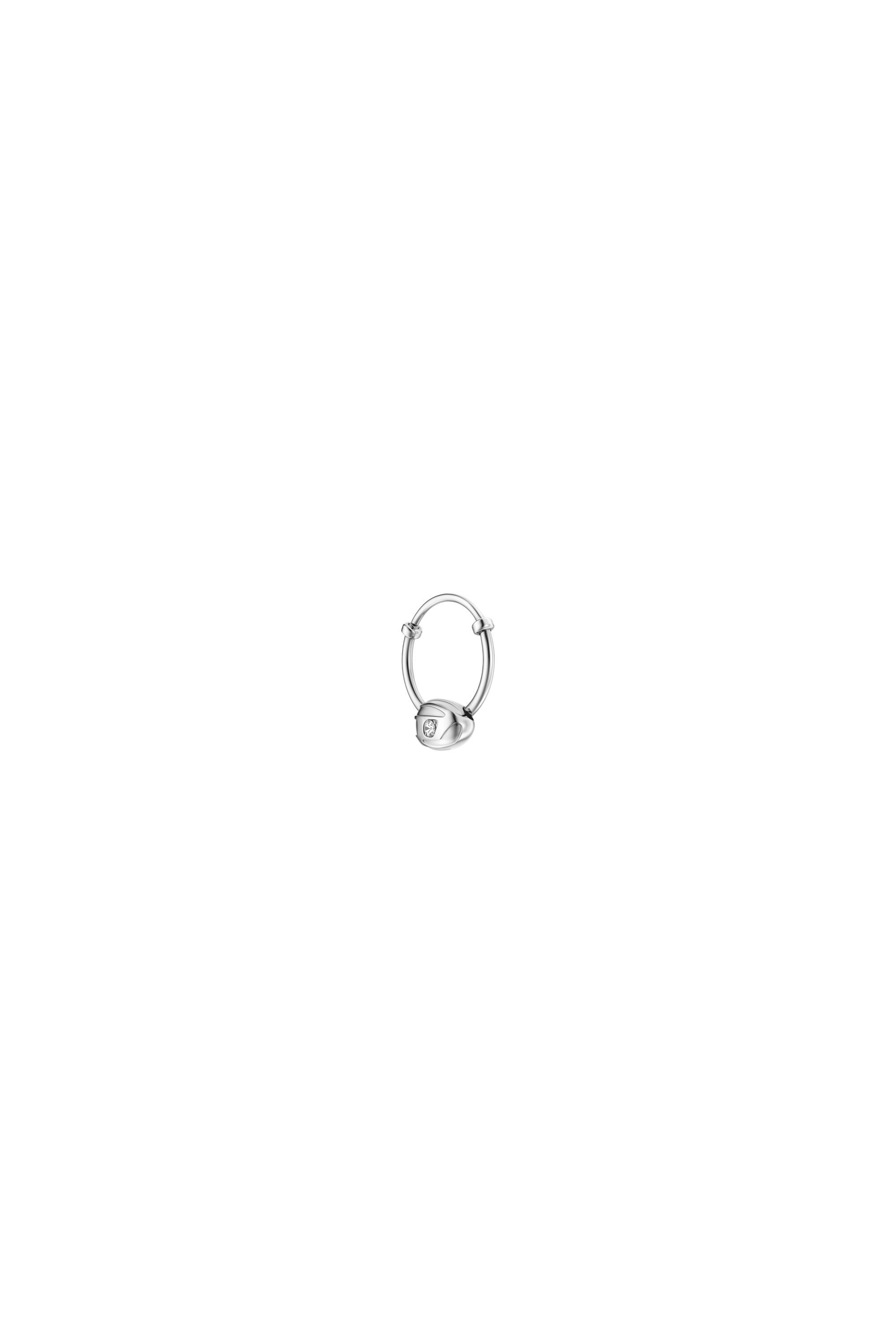 Diesel - DX1703040 JEWELLERY, Unisex's Stainless steel hoop earring in Silver - 1