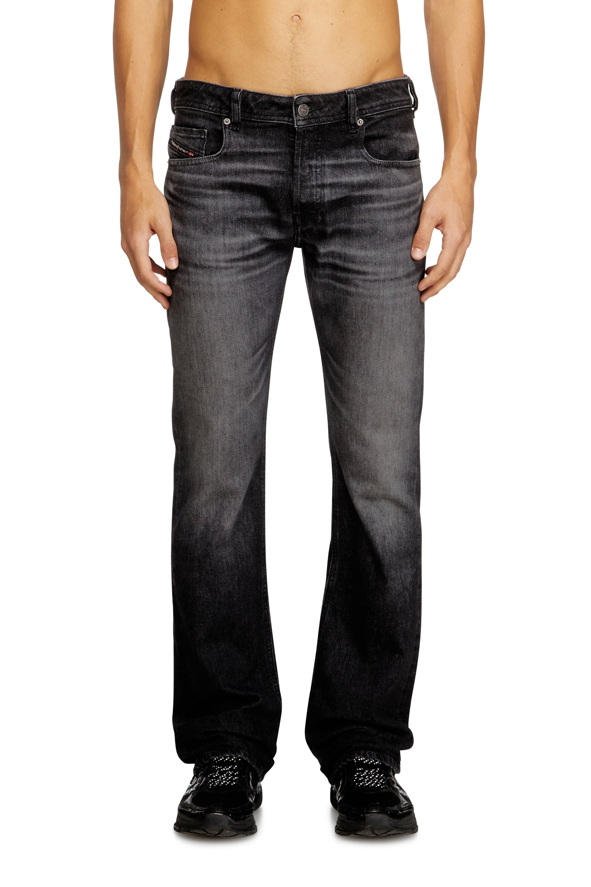 Men's Bootcut Jeans | Low Waist 2007 ZatinyBlack/Dark grey | Diesel FI