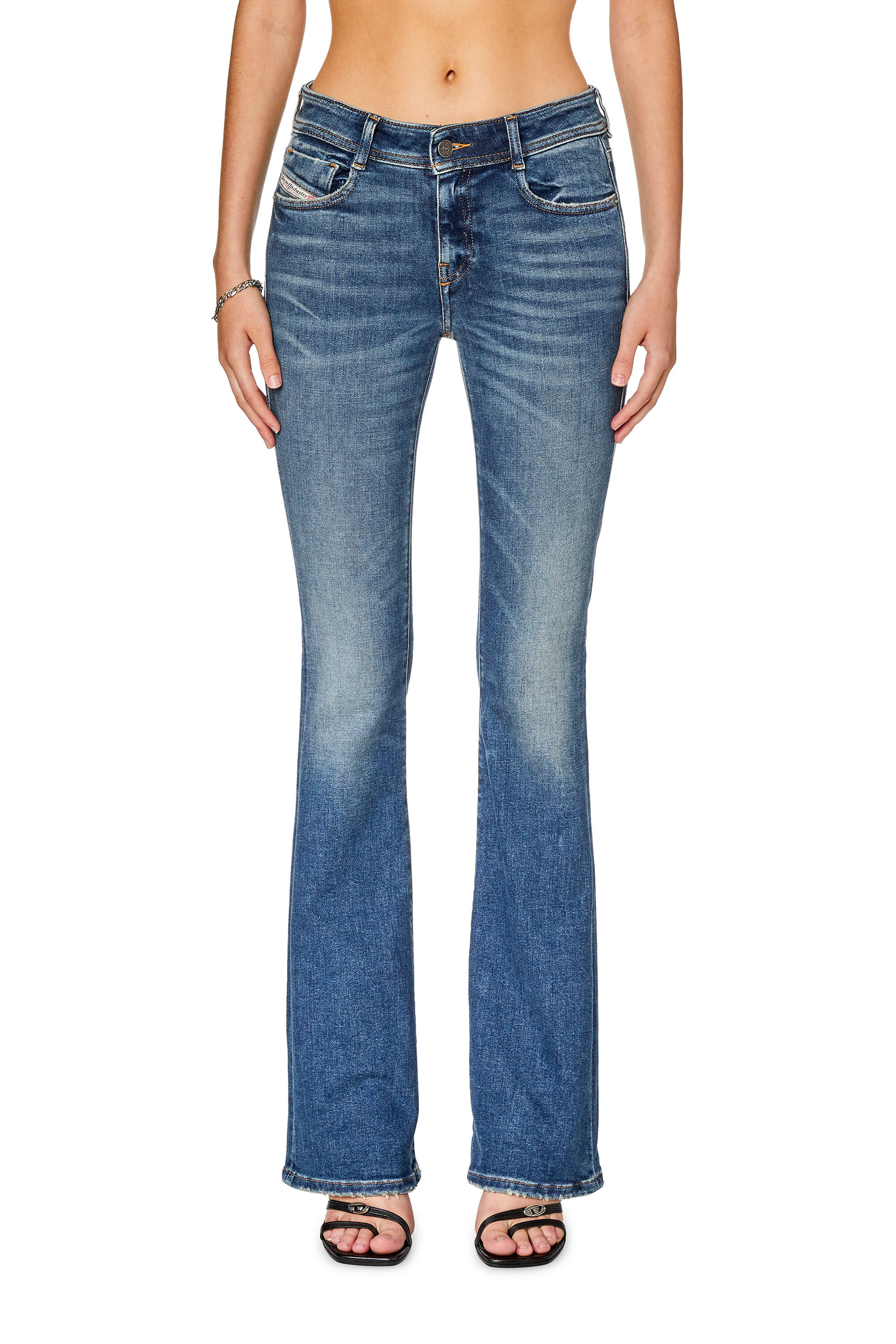 Diesel - Bootcut and Flare Jeans 1969 D-Ebbey 09G71, Dark Blue - Image 3