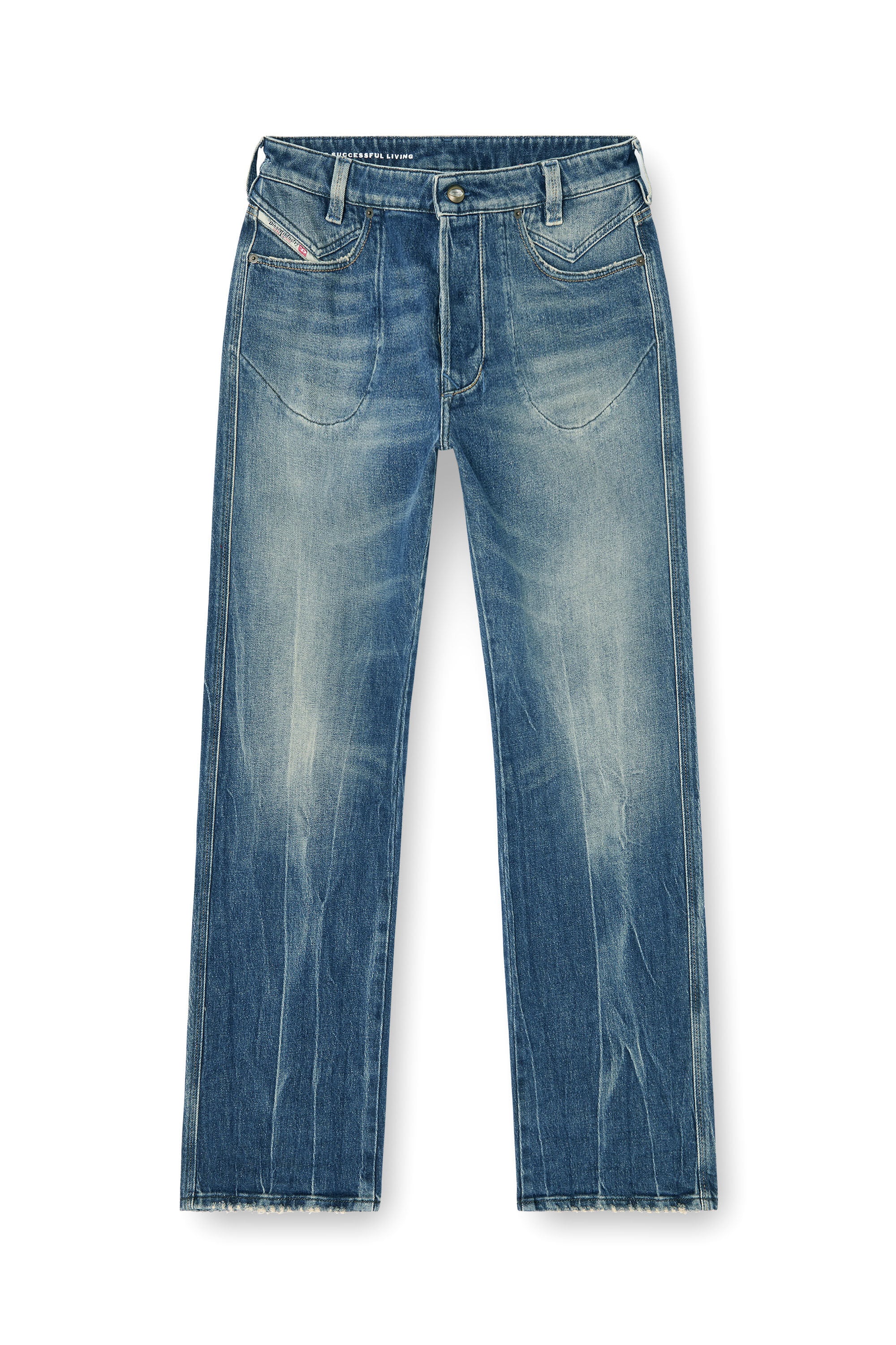 Diesel - Man's Regular Jeans 1985 Larkee 09Q27, Medium blue - 6